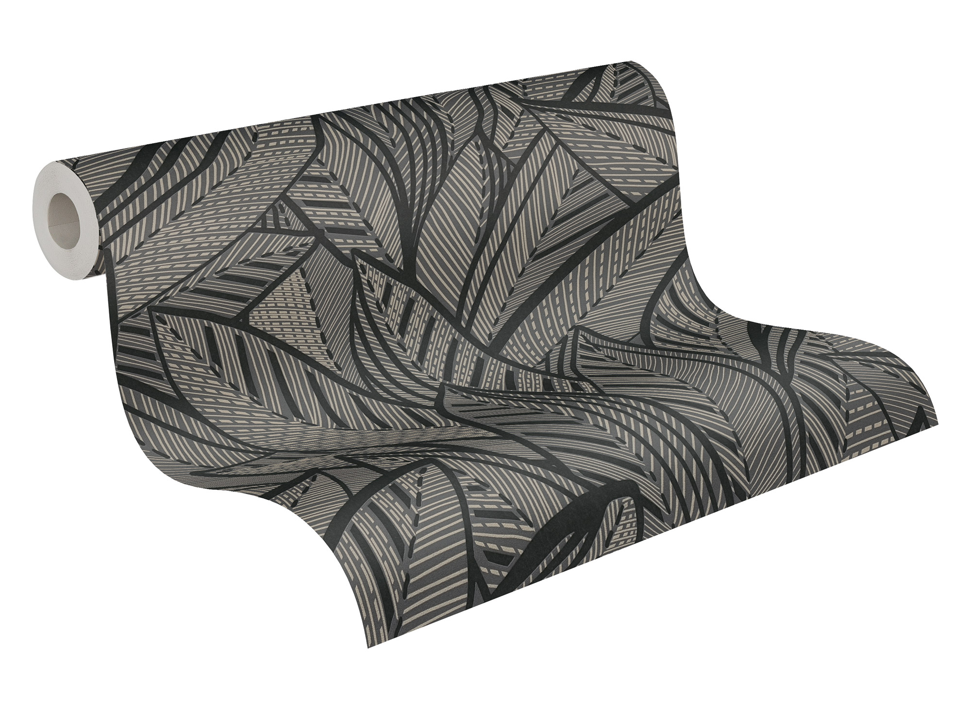 AS Vliestapete French Affair Floral Schwarz 399334