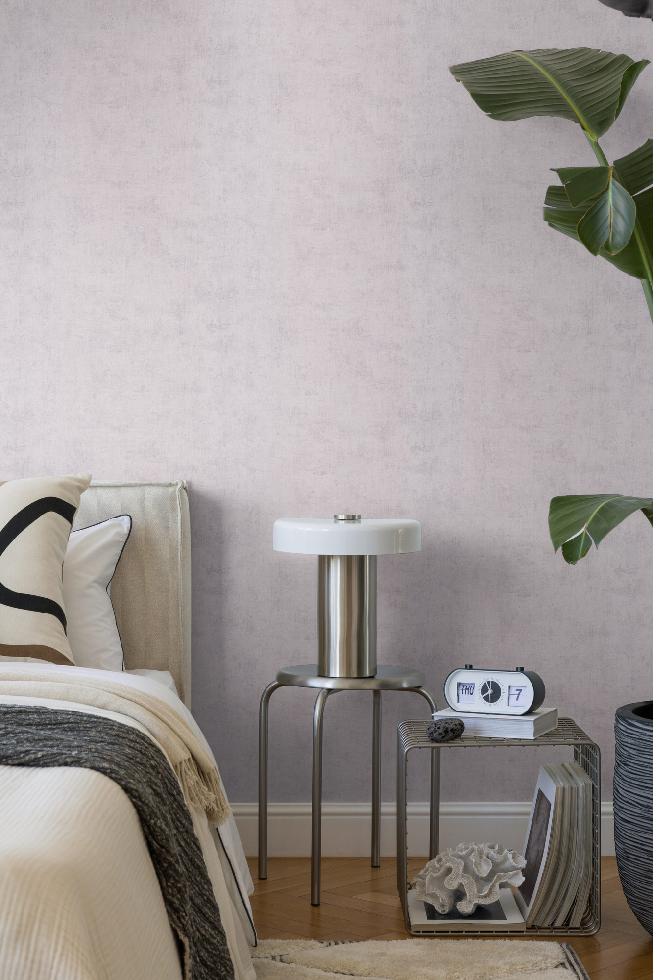 AS Vliestapete Nordic Feeling Unitapete Lila 791535