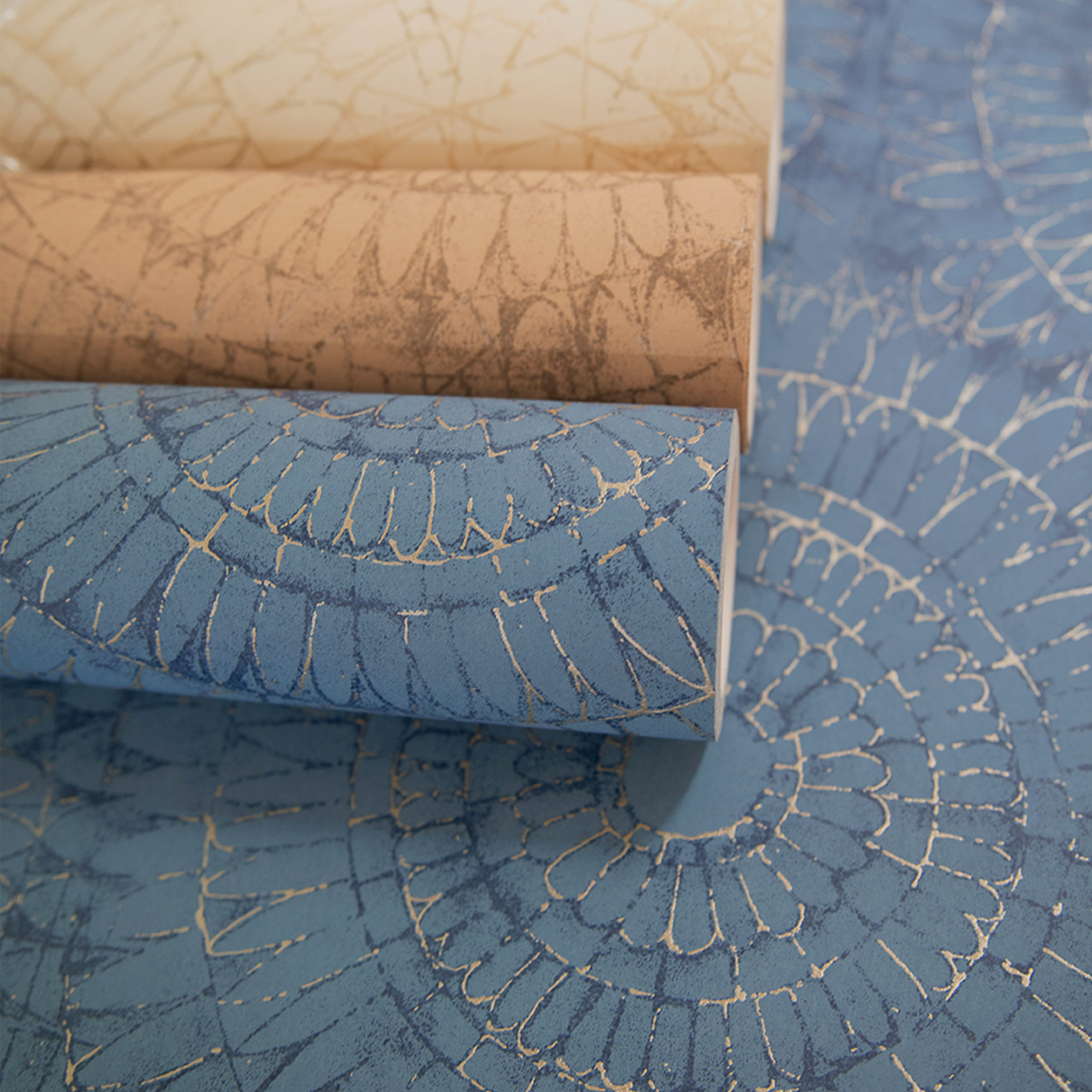 Hohenberger Vliestapete Chalk Notre Dame Aqua 65566