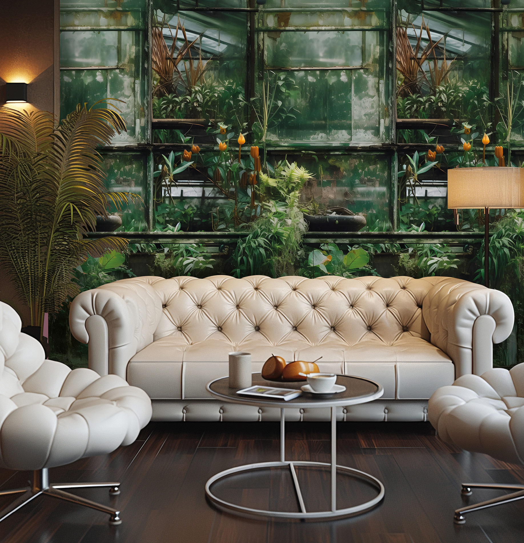 AS Fototapete MS Hot Spots Floral Braun 790166