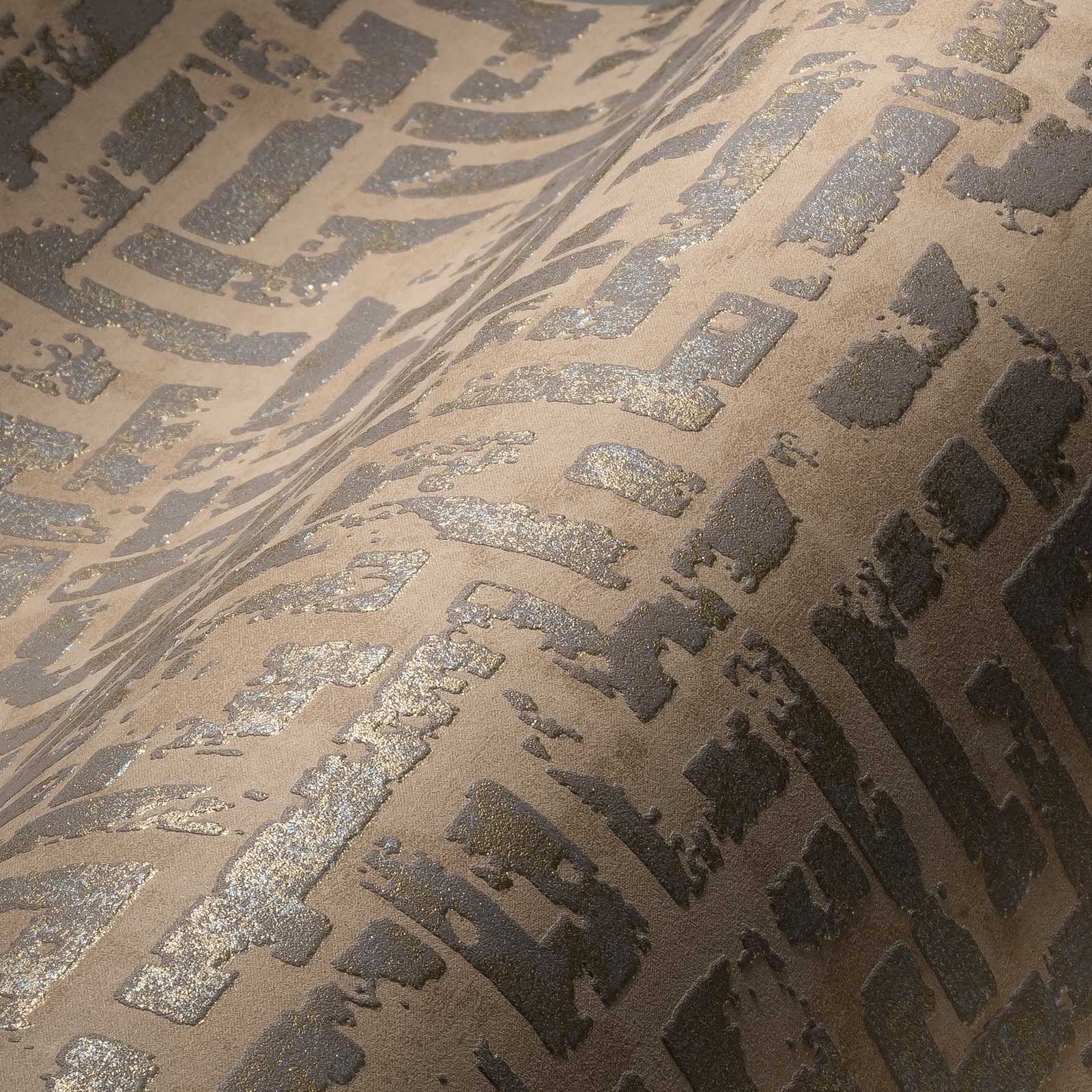 Livingwalls Vliestapete My Home My Spa Geometrisch 386952