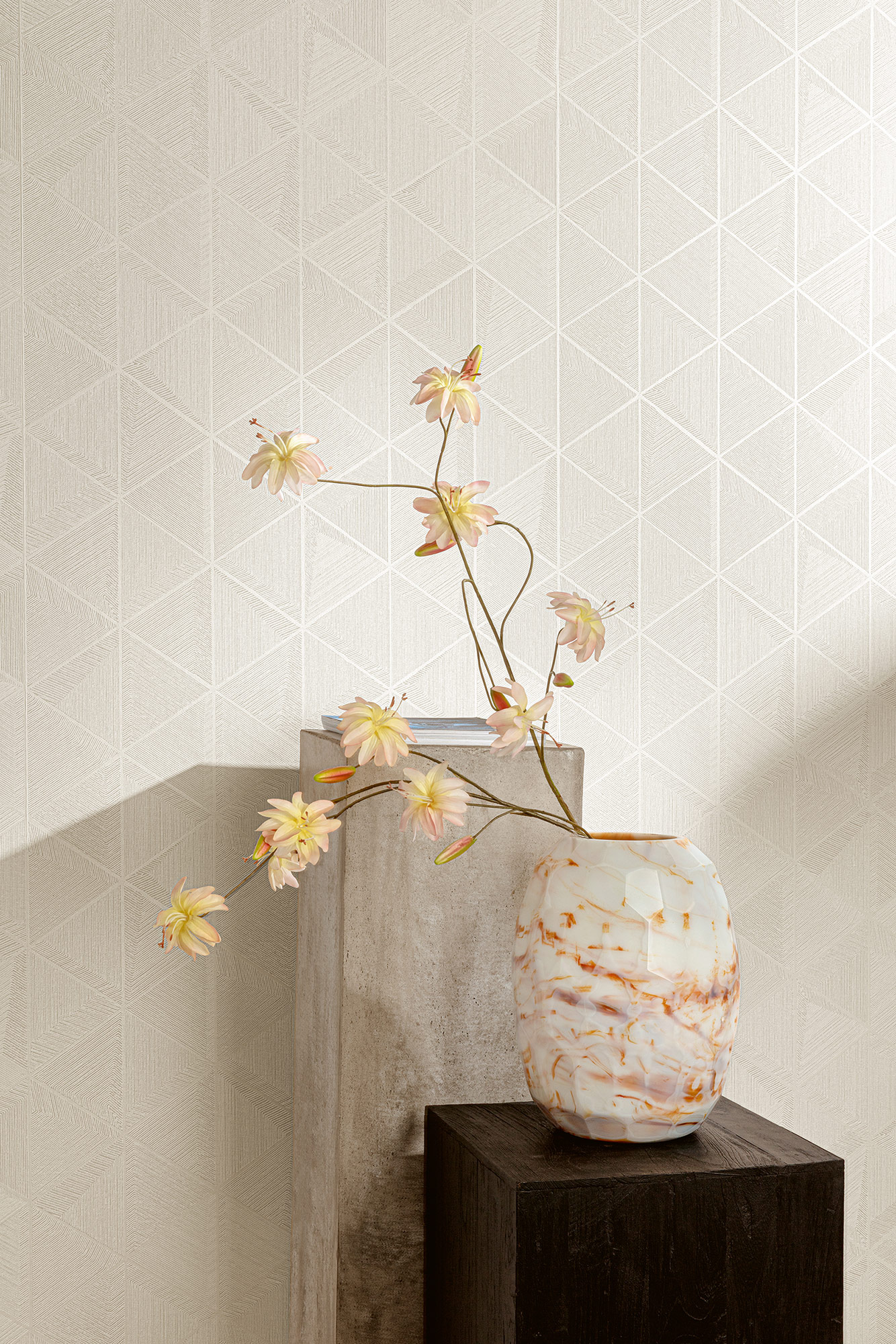 Masureel Vliestapete Traces Gisuke Oyster TRA102