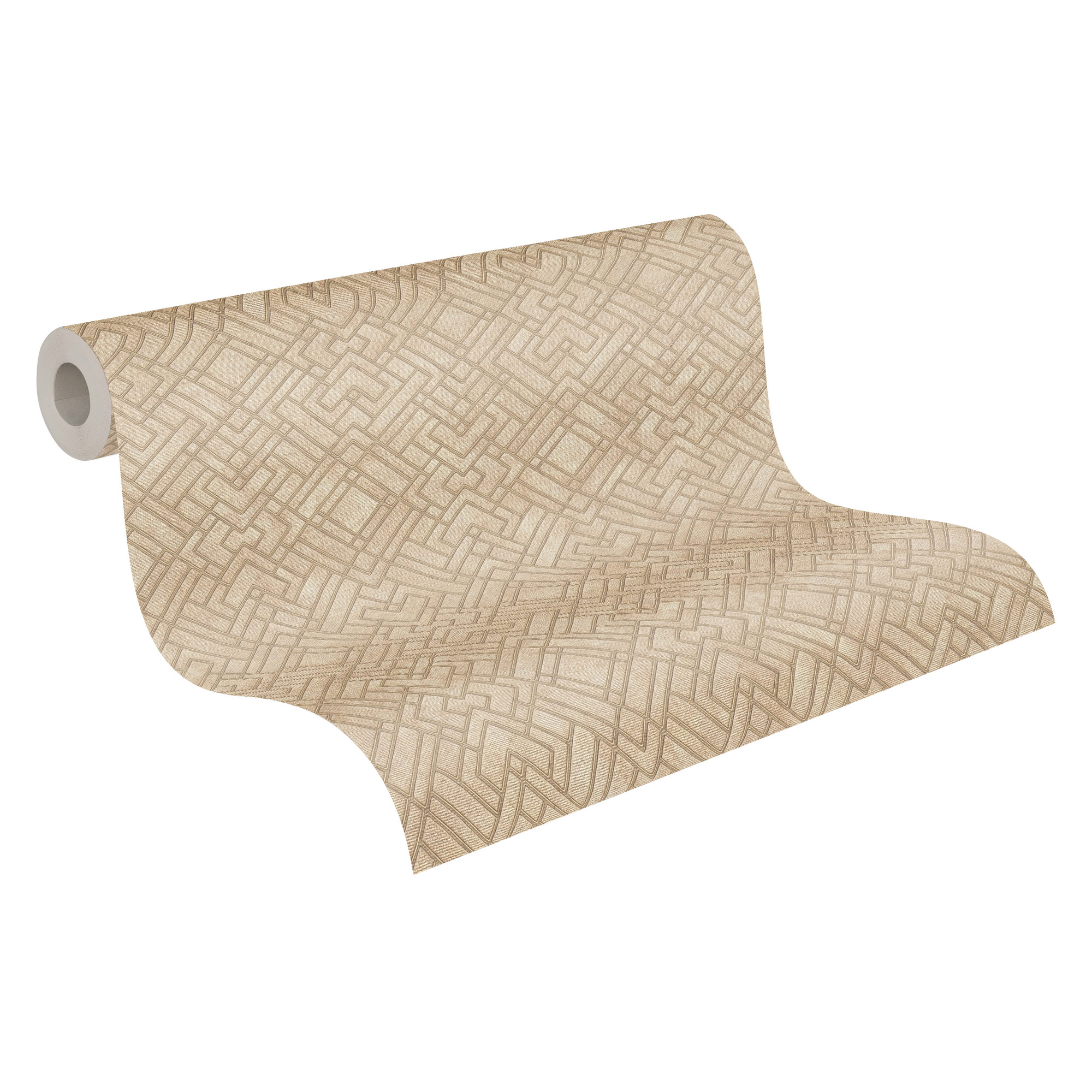 AS Vliestapete MS Travel Styles Geometrisch Gold 388283