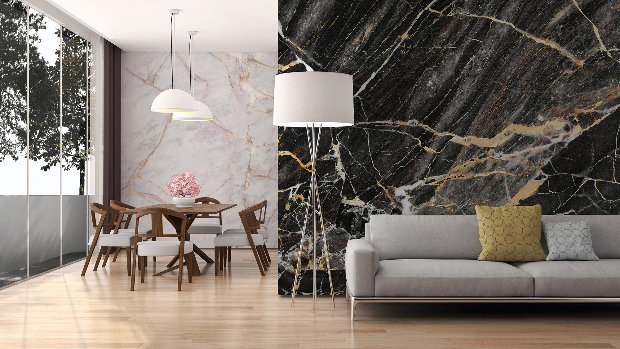 AS Fototapete Designwalls BlackGoldMarble DD118762