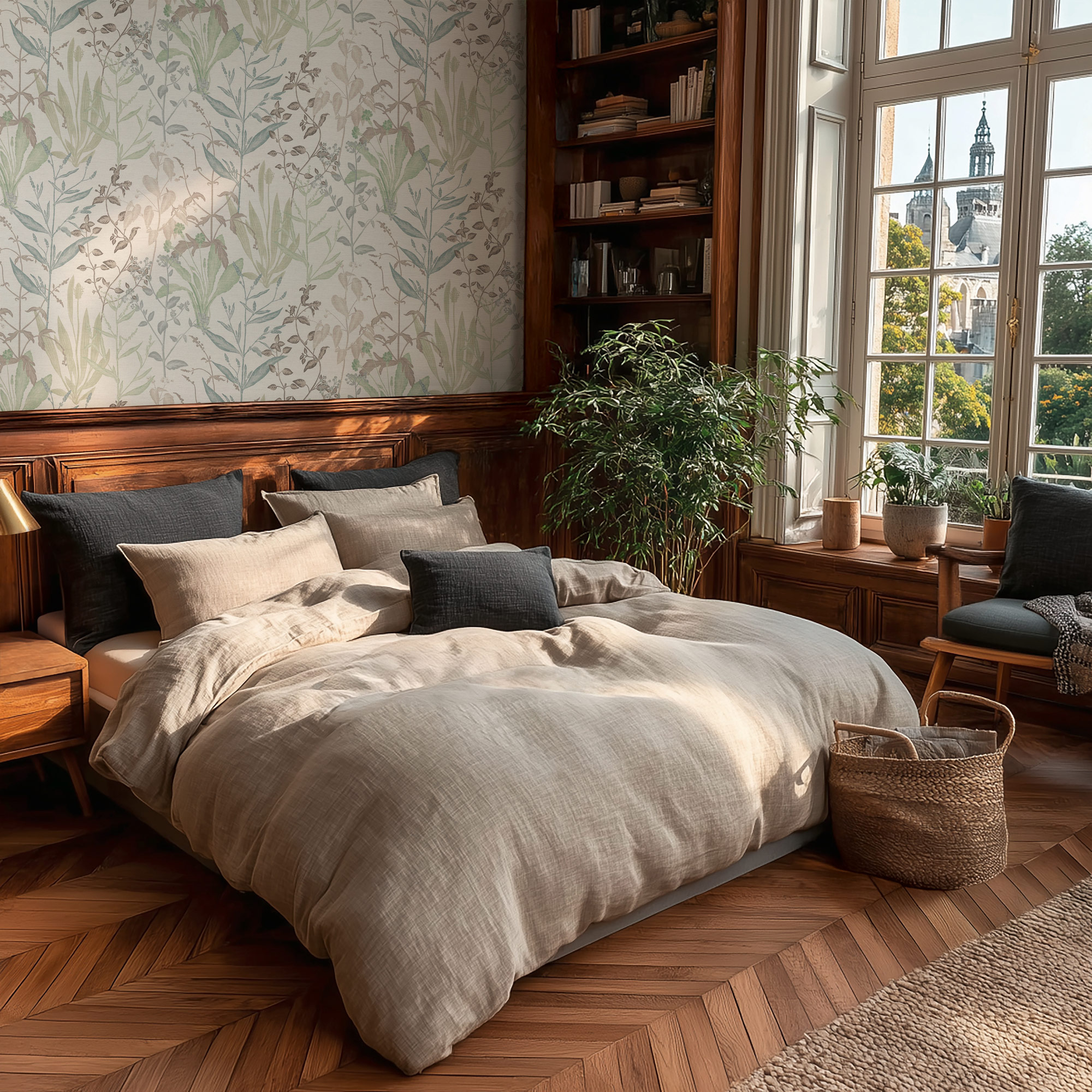 AS Vliestapete MS Vibes & Styles Florale Tapete Braun 790092