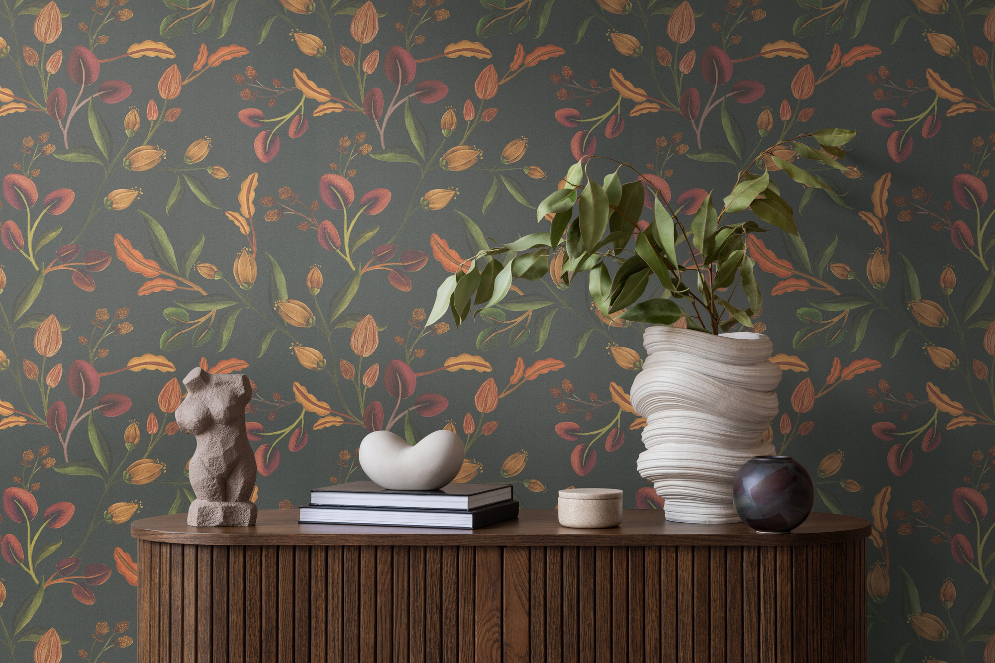 AS Vliestapete Anna d'Andrea Floral Grün 782112