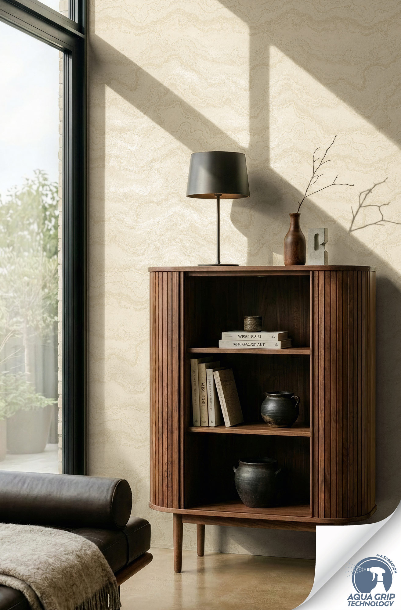 AS Vliestapete Cosiness Designdrop 2 Marmor Creme 793166