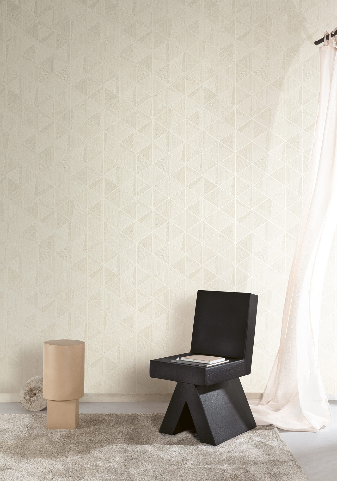 Masureel Vliestapete Traces Gisuke Oyster TRA102