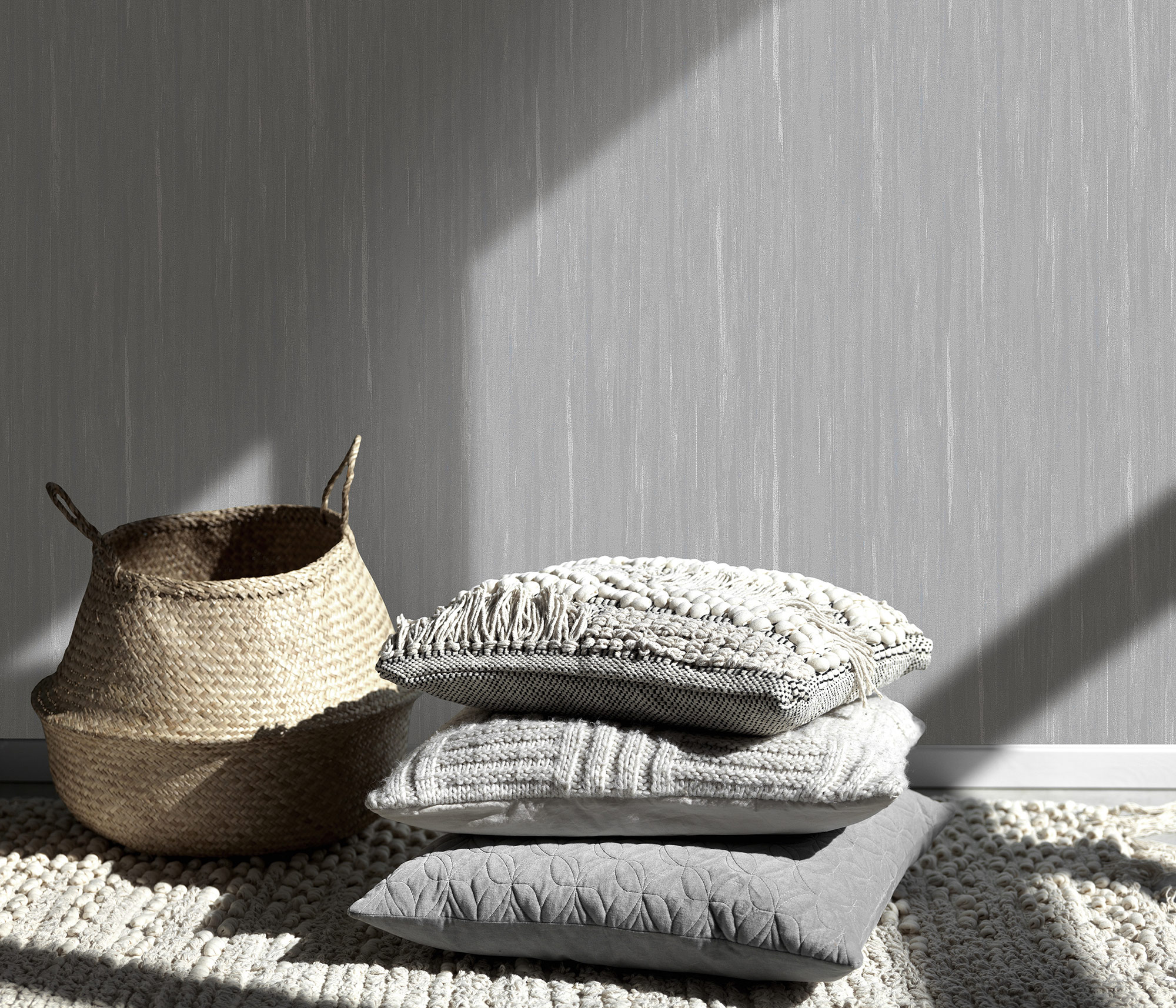 Erismann Vliestapete Evolution Strukturtapete grau 1032210