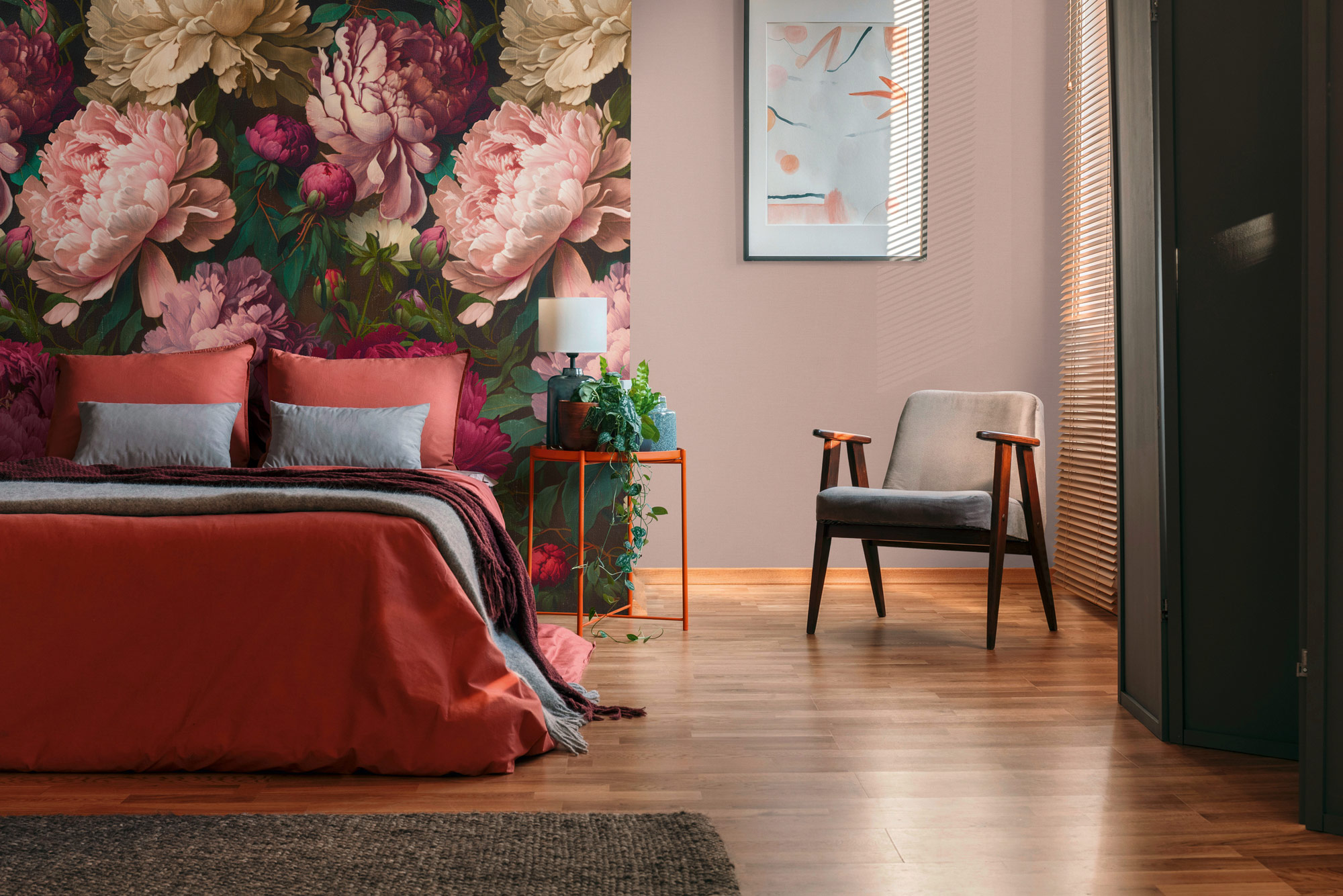 Livingwalls Vliestapete The Wall 3 Blumen 398621