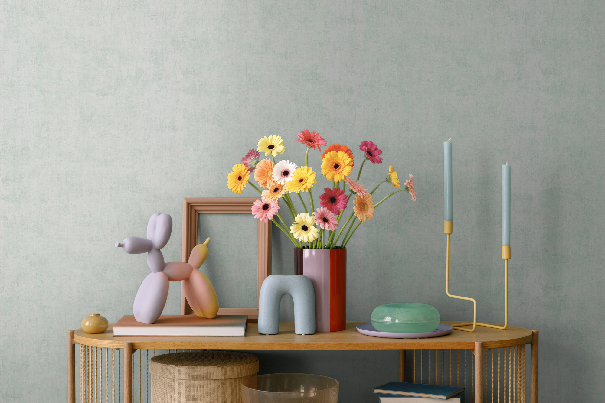 AS Vliestapete Nordic Feeling Unitapete Blau 791529