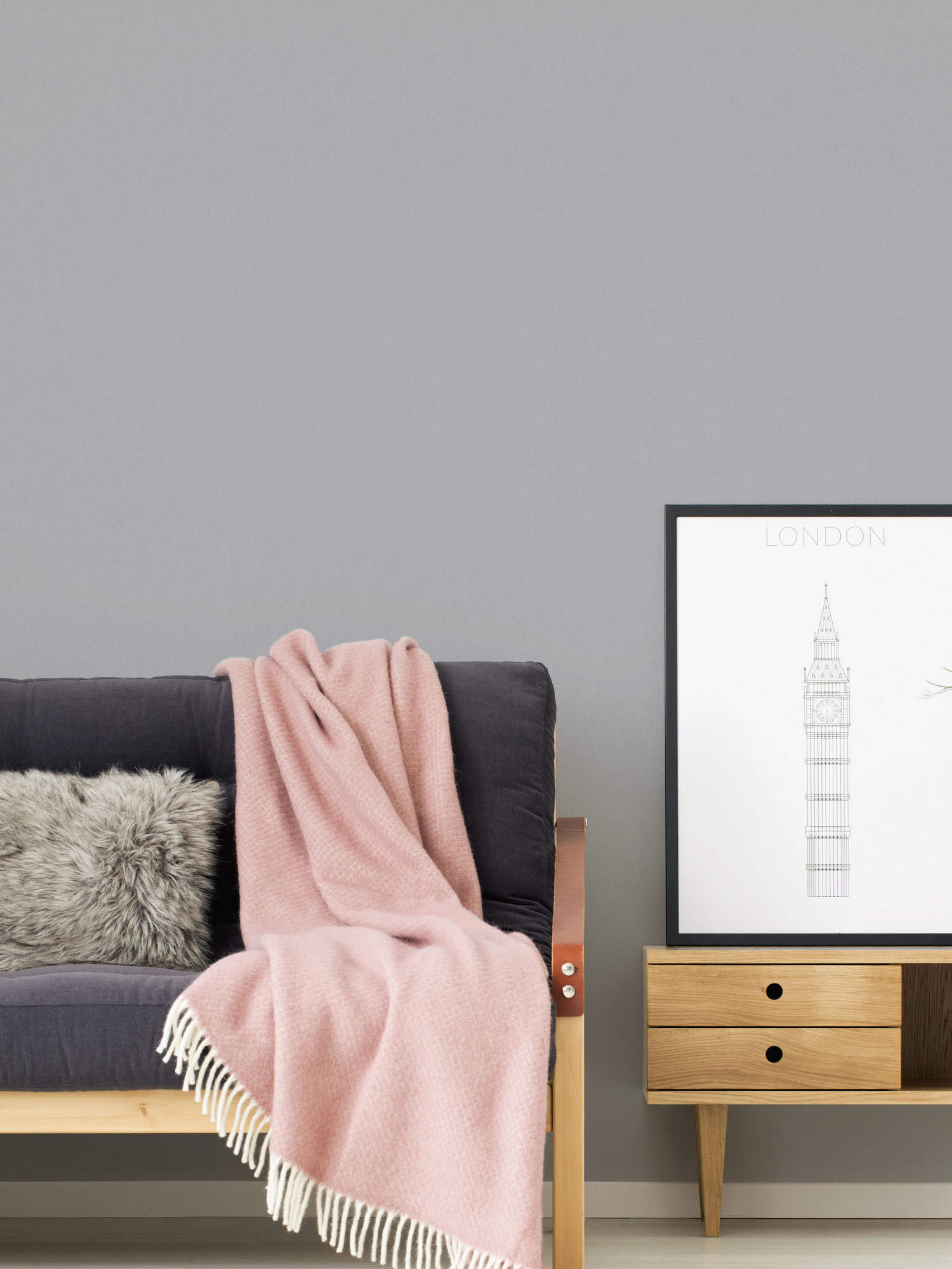 AS Vliestapete French Affair Einfarbig Grau 336569