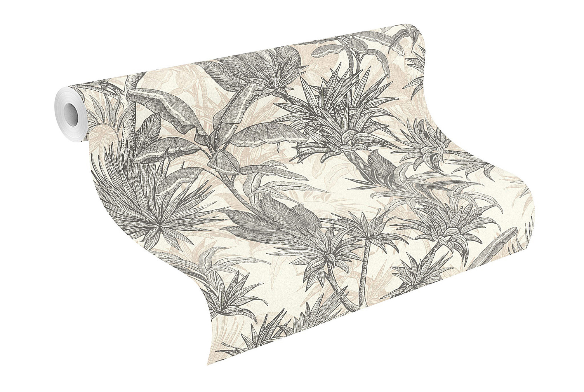 Rasch Vliestapete Allegretto Schwarz-Schwarz-Weiß 793413