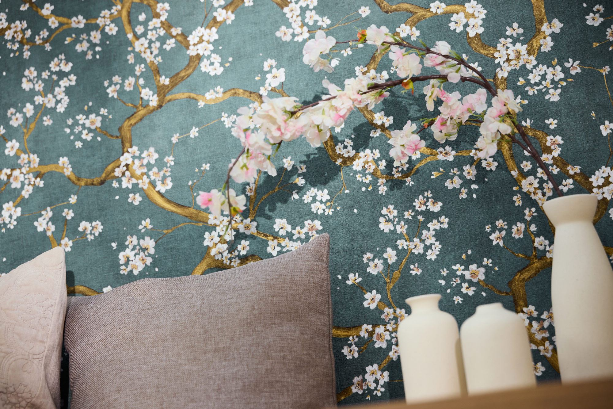 AS Vliestapete MS Hot Spots Floral Blau 781994