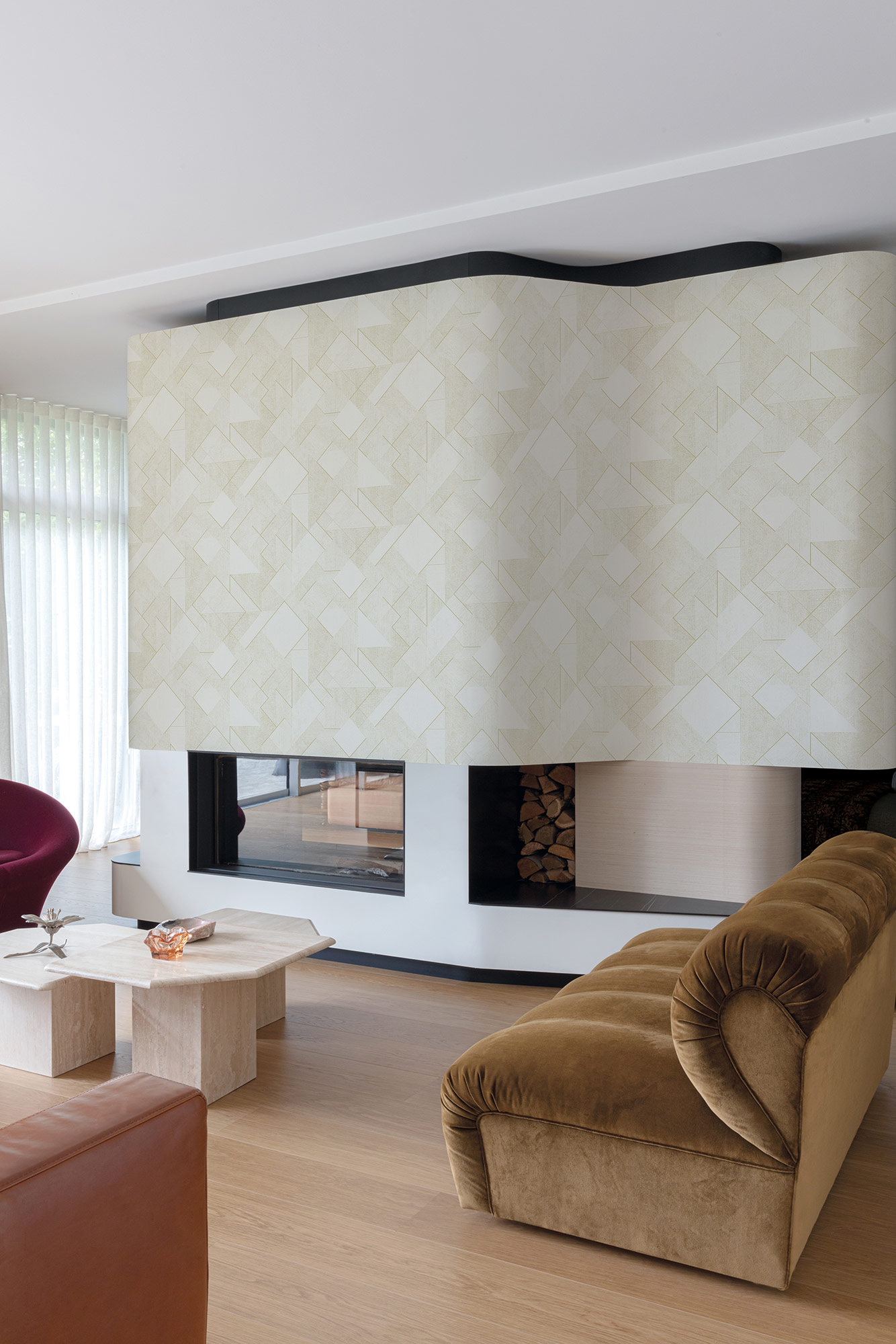 Grandeco Vliestapete Omura A72001