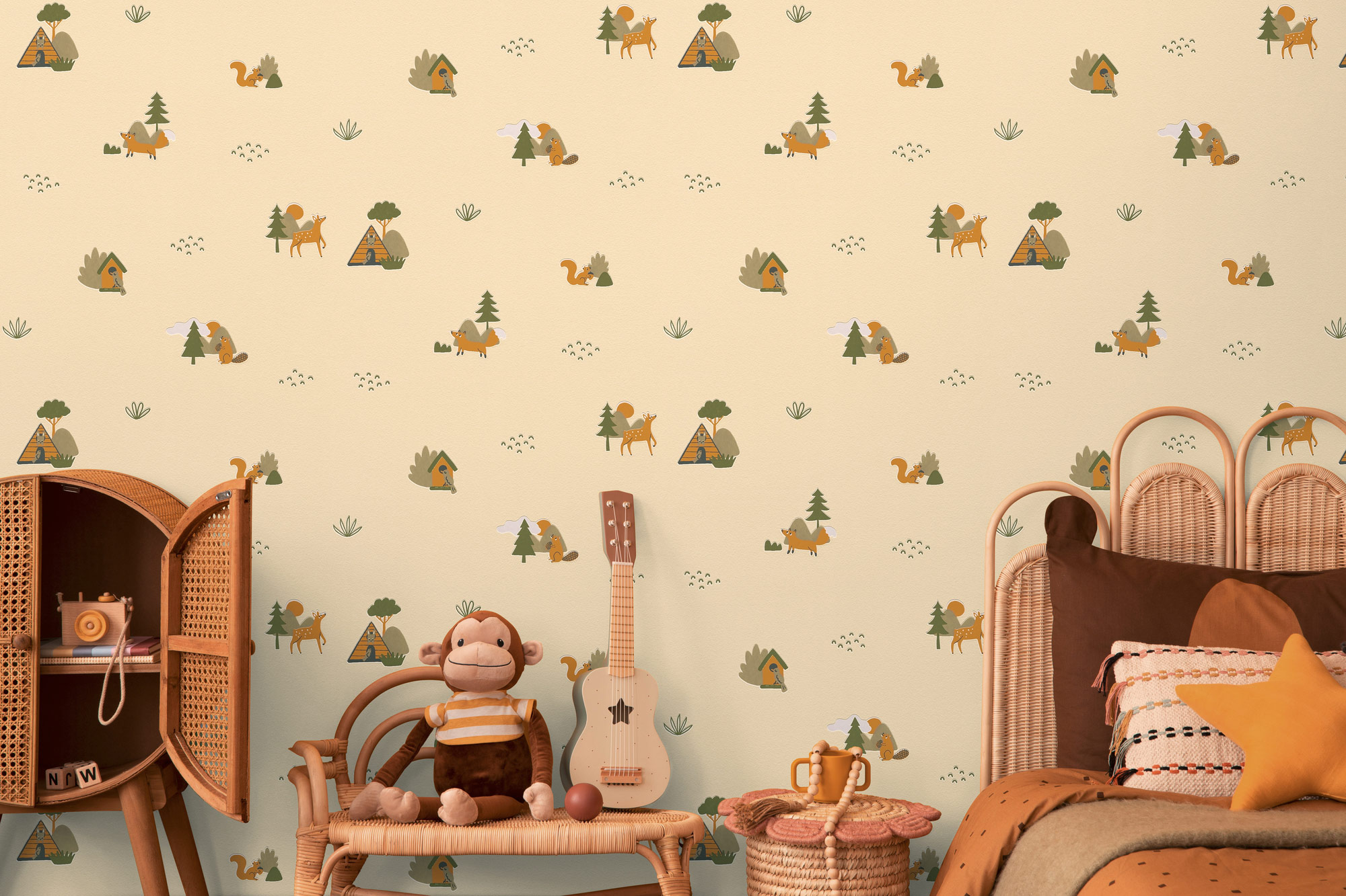 AS Vliestapete Kids Studio Kinderzimmertapete Beige 792582