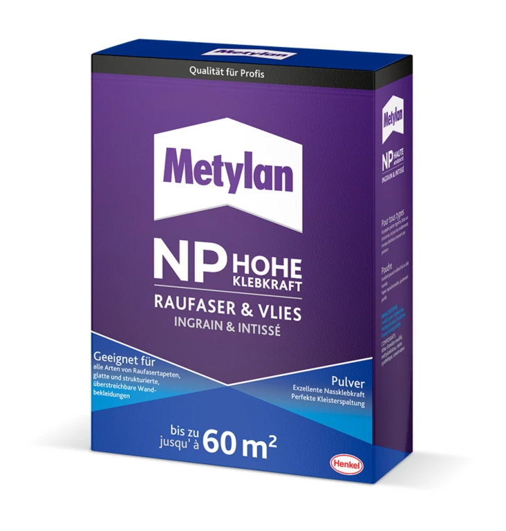 Metylan NP Hohe Klebkraft Raufaser & Vlies Kleister | 1kg