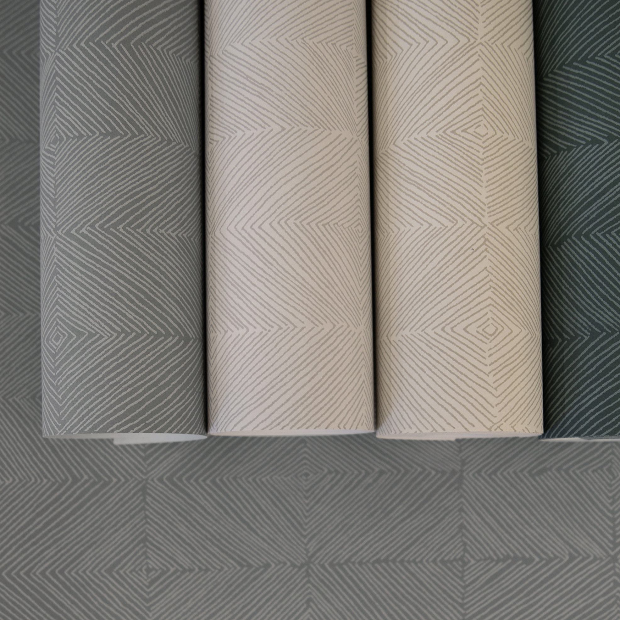 Hohenberger Vliestapete Chalk Rhompus Stone 65508