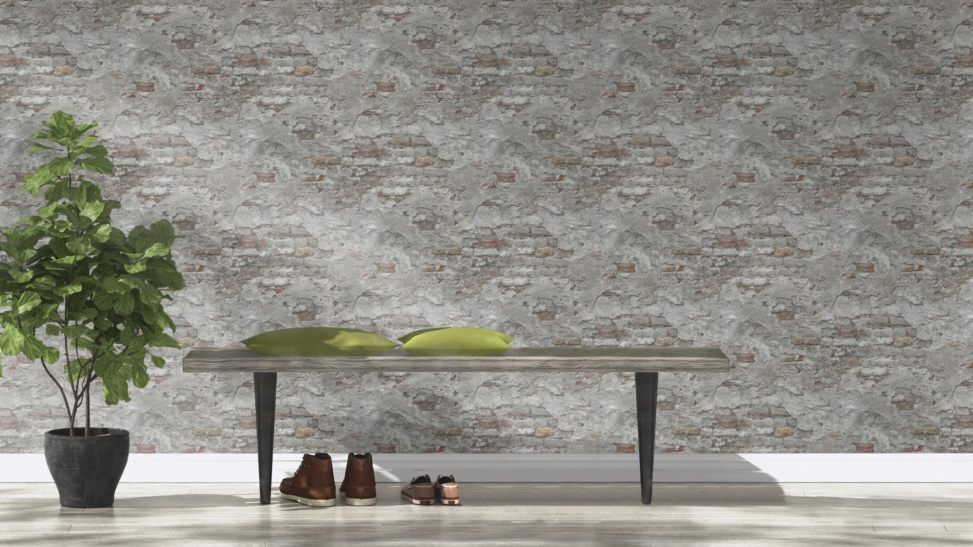 Rasch Vliestapete Factory III Mauer 939330
