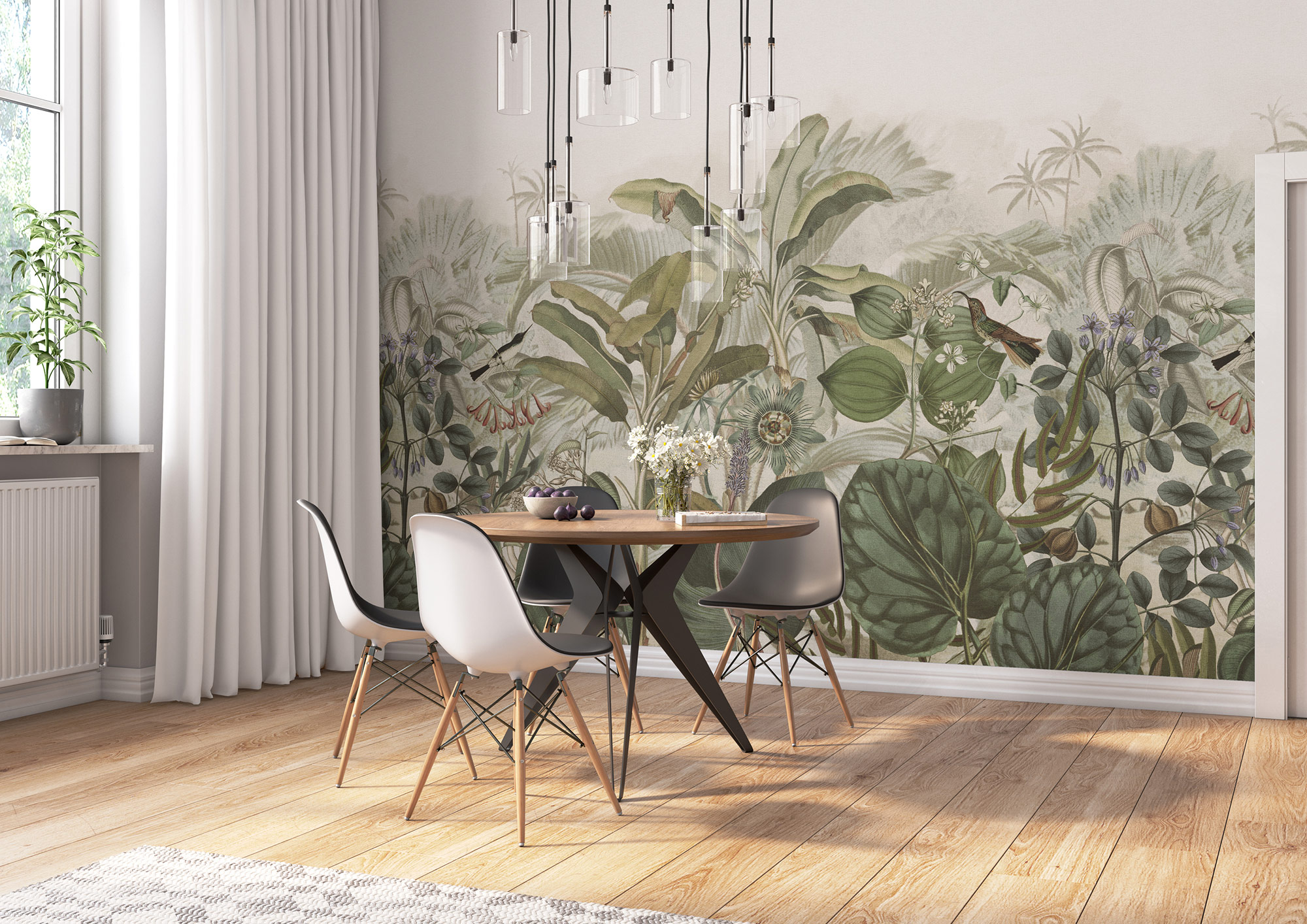 Rasch Fototapete Magic Walls Blätter 543698