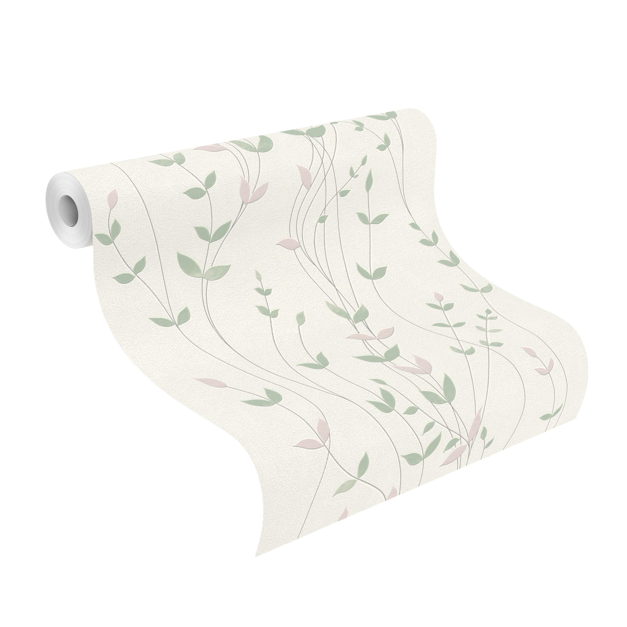 Rasch Vliestapete Deco Style Grün-Hellgrün 416039