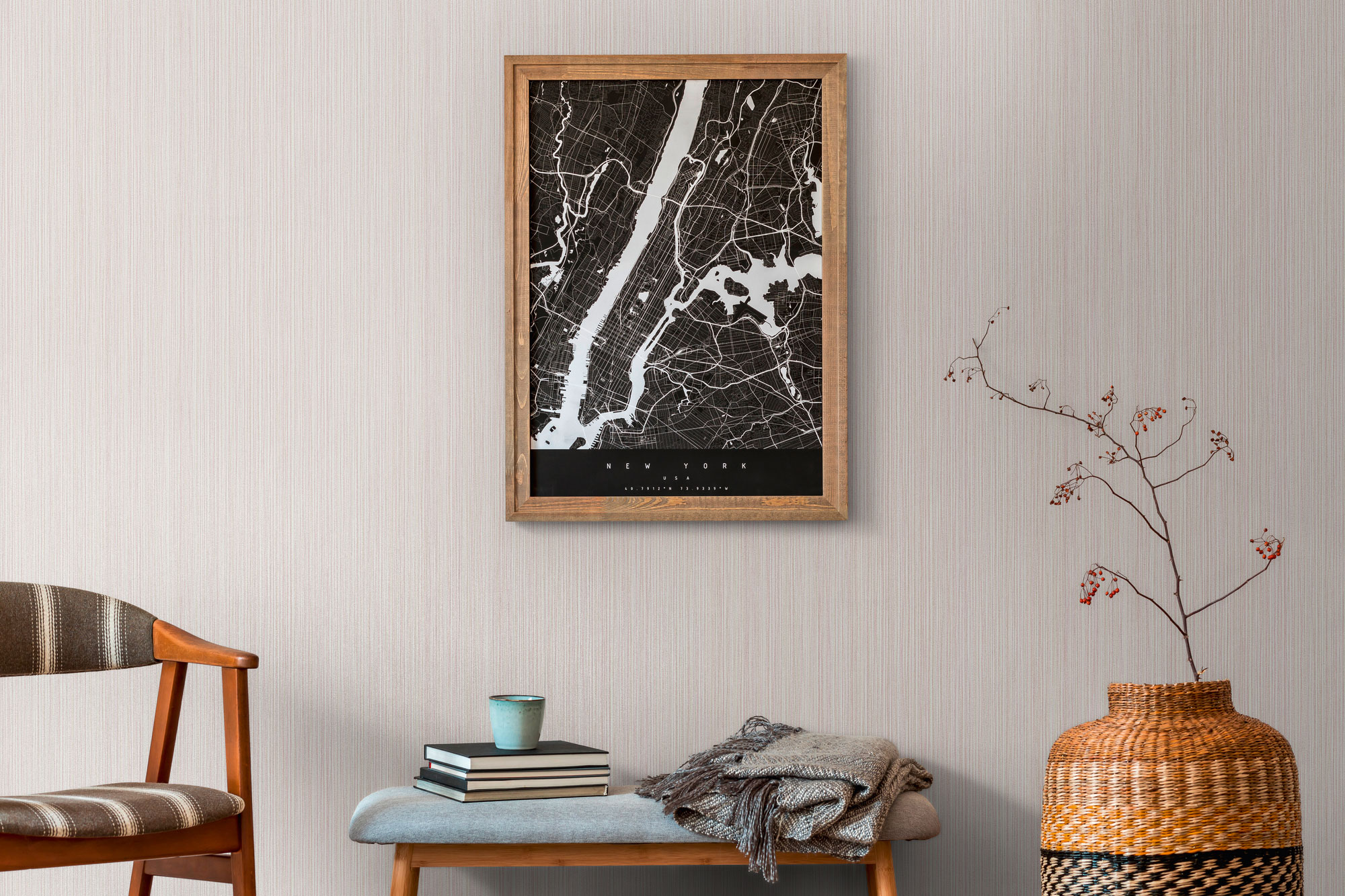 AS Vliestapete The BOS rosa Unitapete 388199