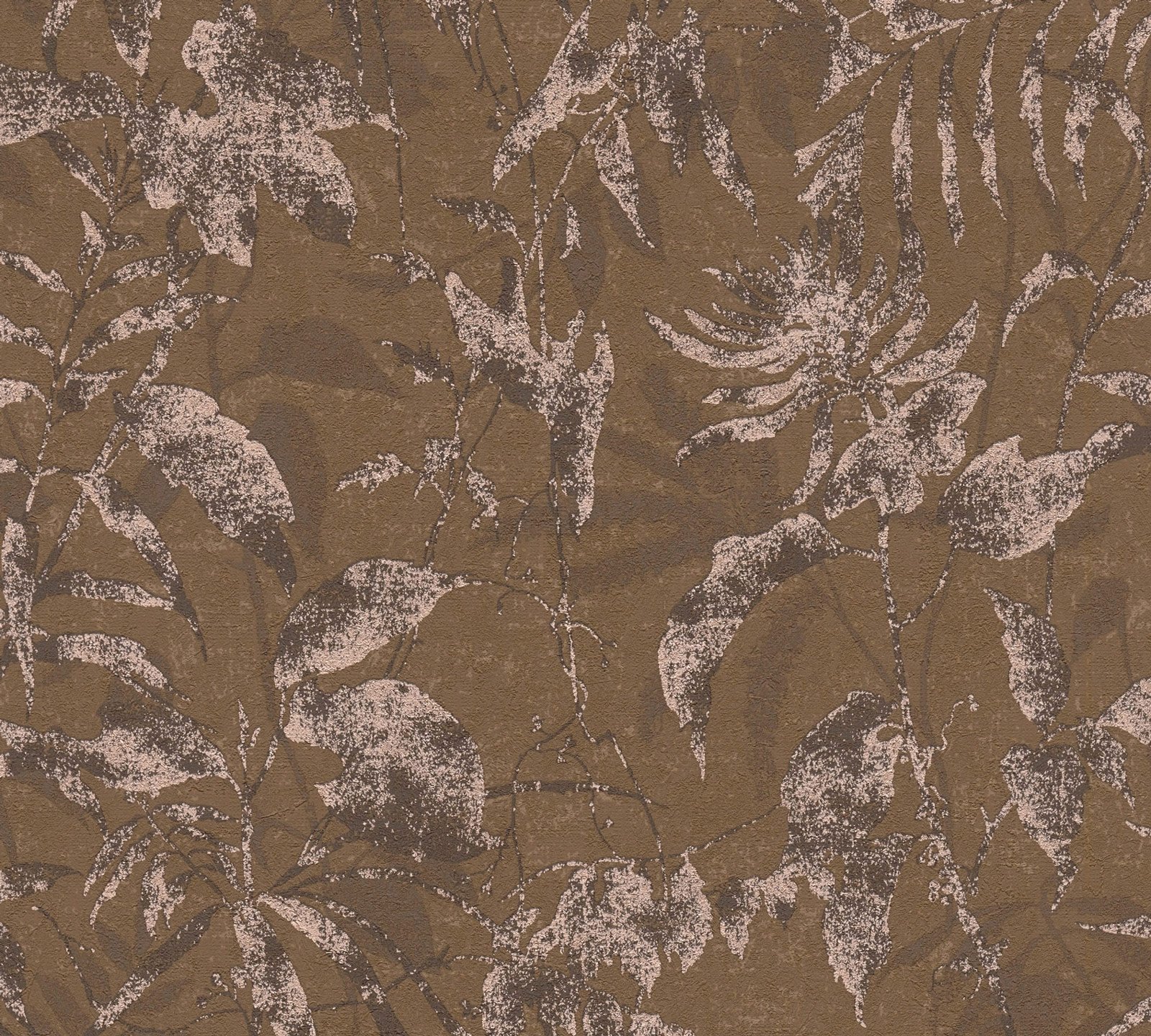 AS Vliestapete MS Hot Spots Floral Braun 782034