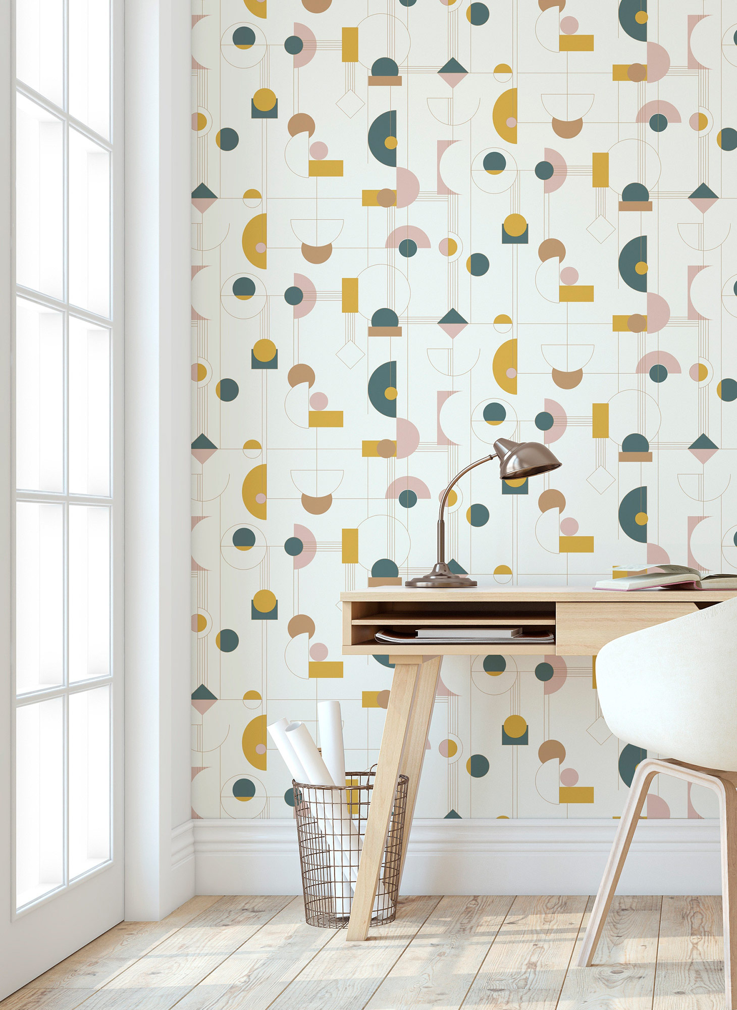 Rasch Vliestapete Beltesto Gelb Grafisch 795271