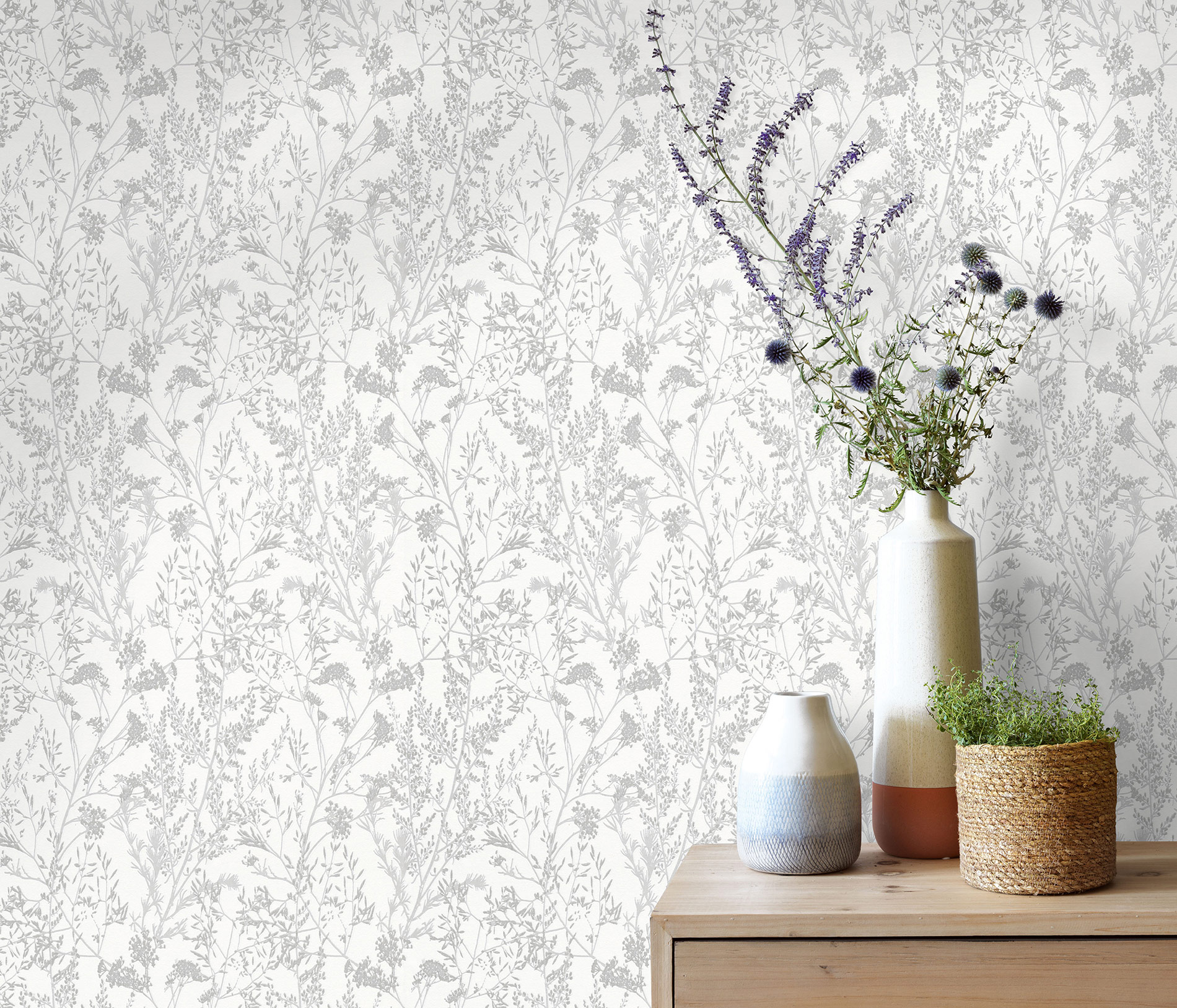 Erismann Vliestapete Charisma grau 1025131