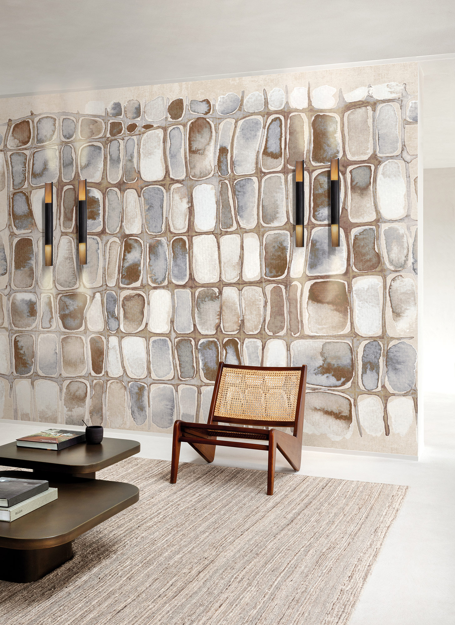 Masureel Fototapete Panel Erosion Salina Russet DGERO2011260