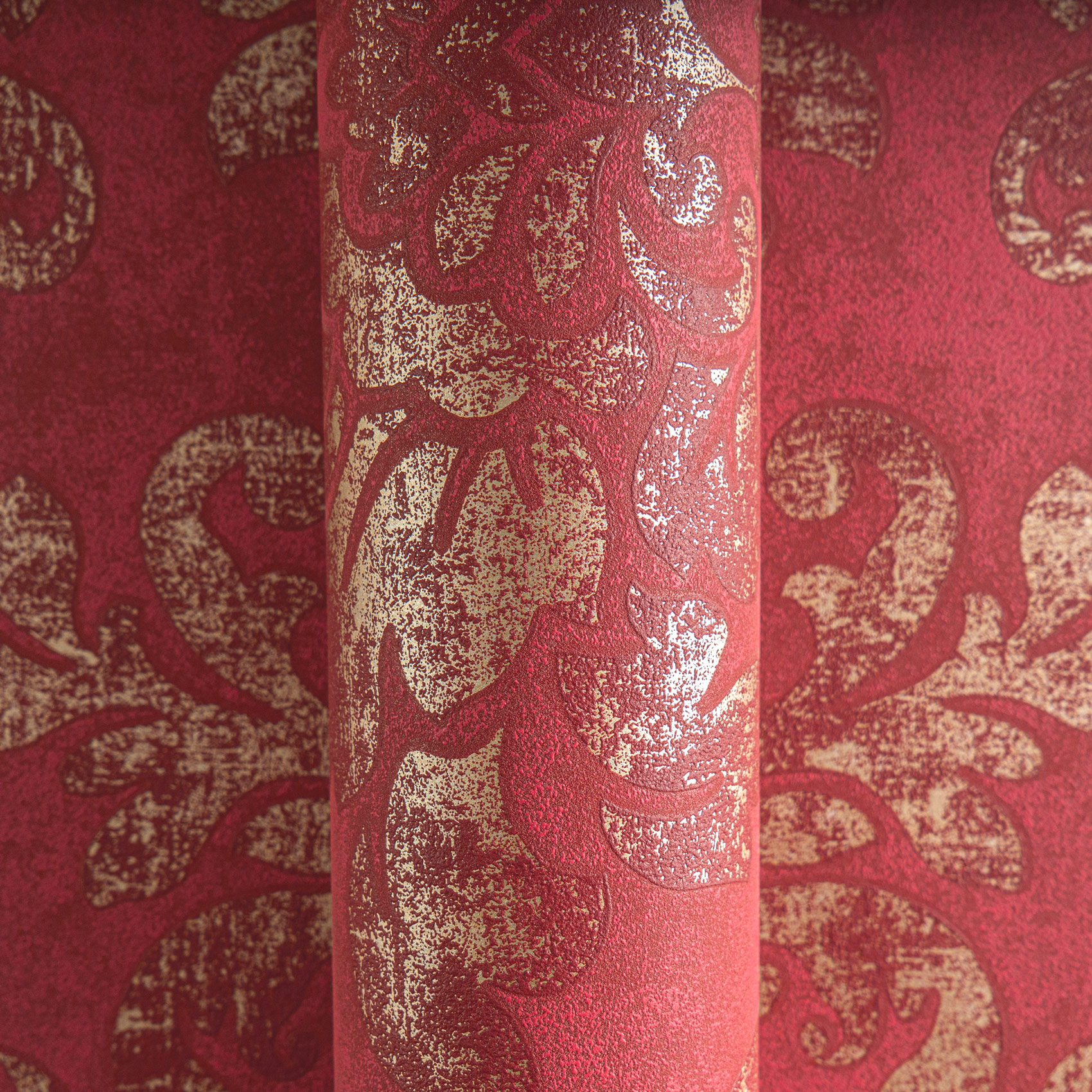 AS Vliestapete Neue Bude 2.0 II Barock rot 374131