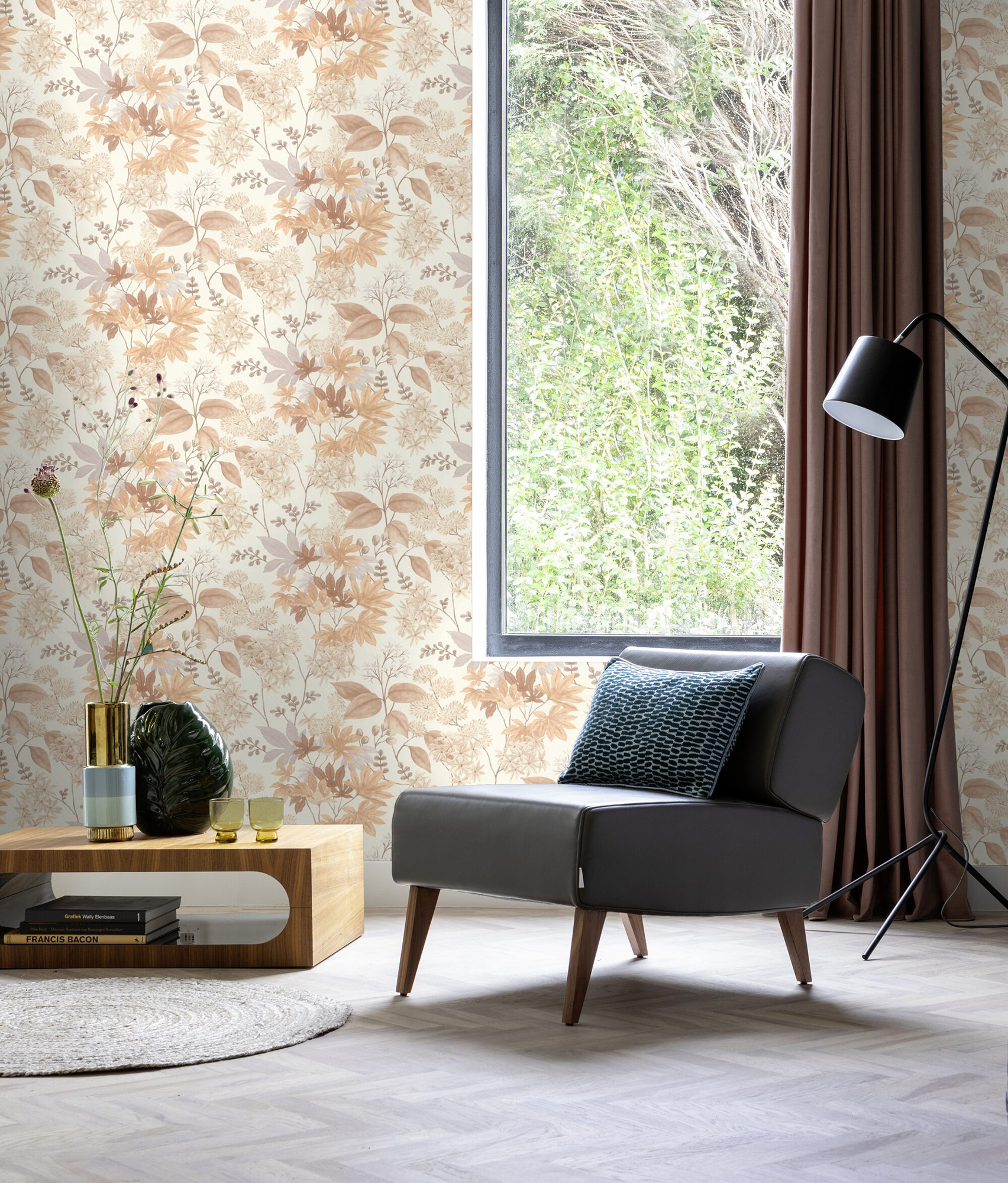 Rasch Vliestapete Beltesto Braun Botanical 794014