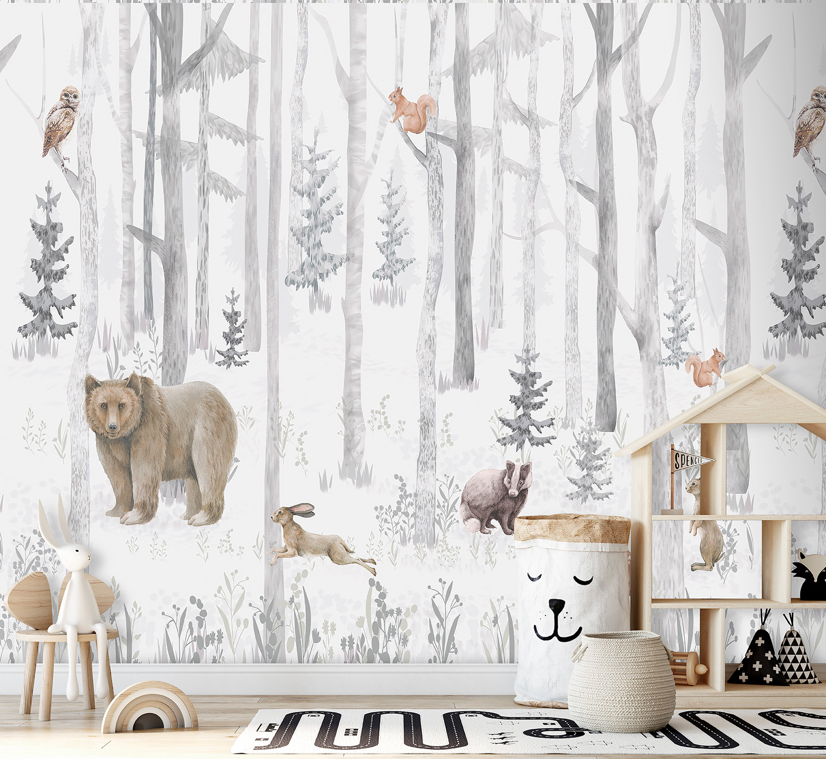 Decoprint Fototapete Cute Walls Winterwald CW60441