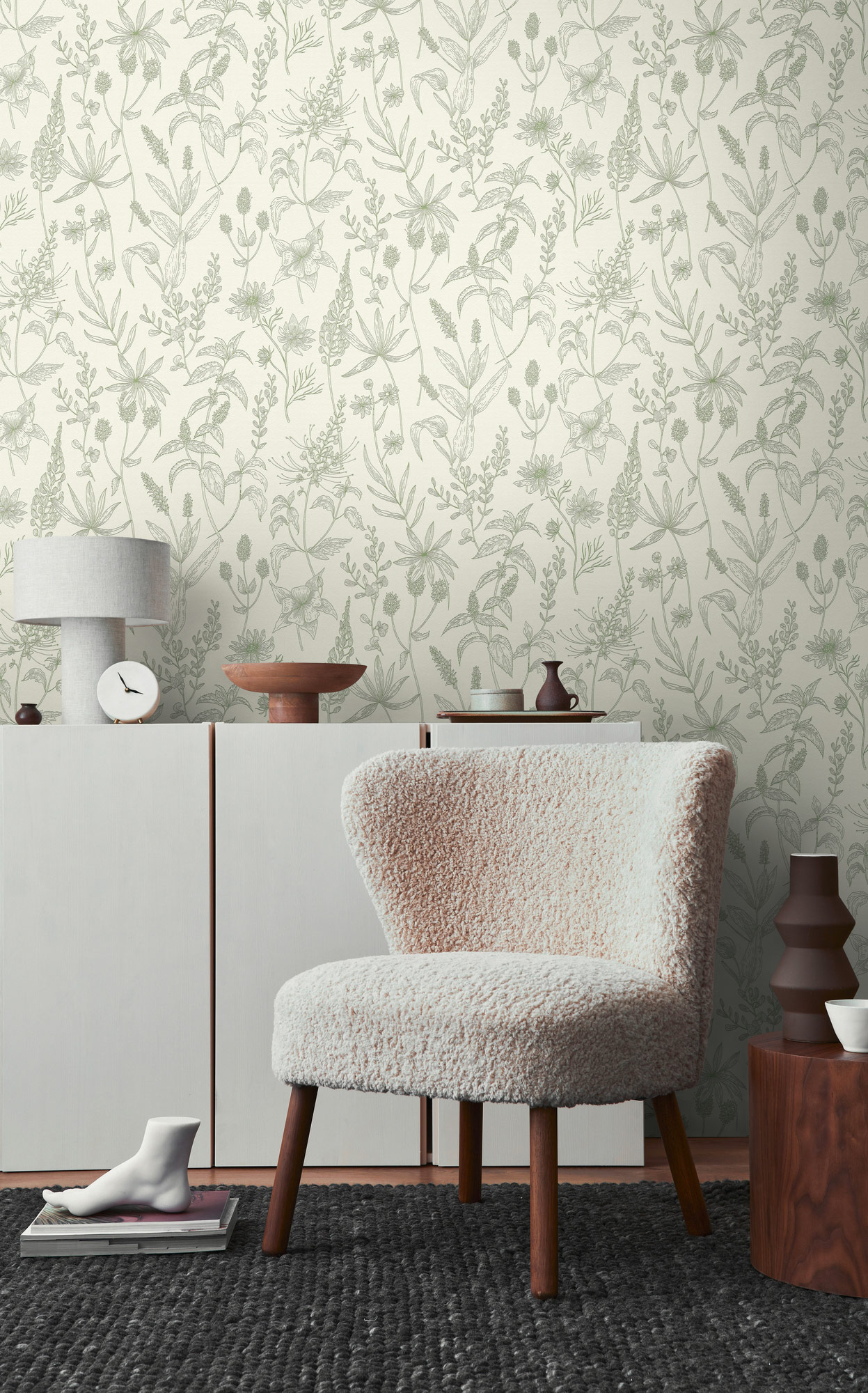 AS Vliestapete Casual Living Grün Pflanzen 373635