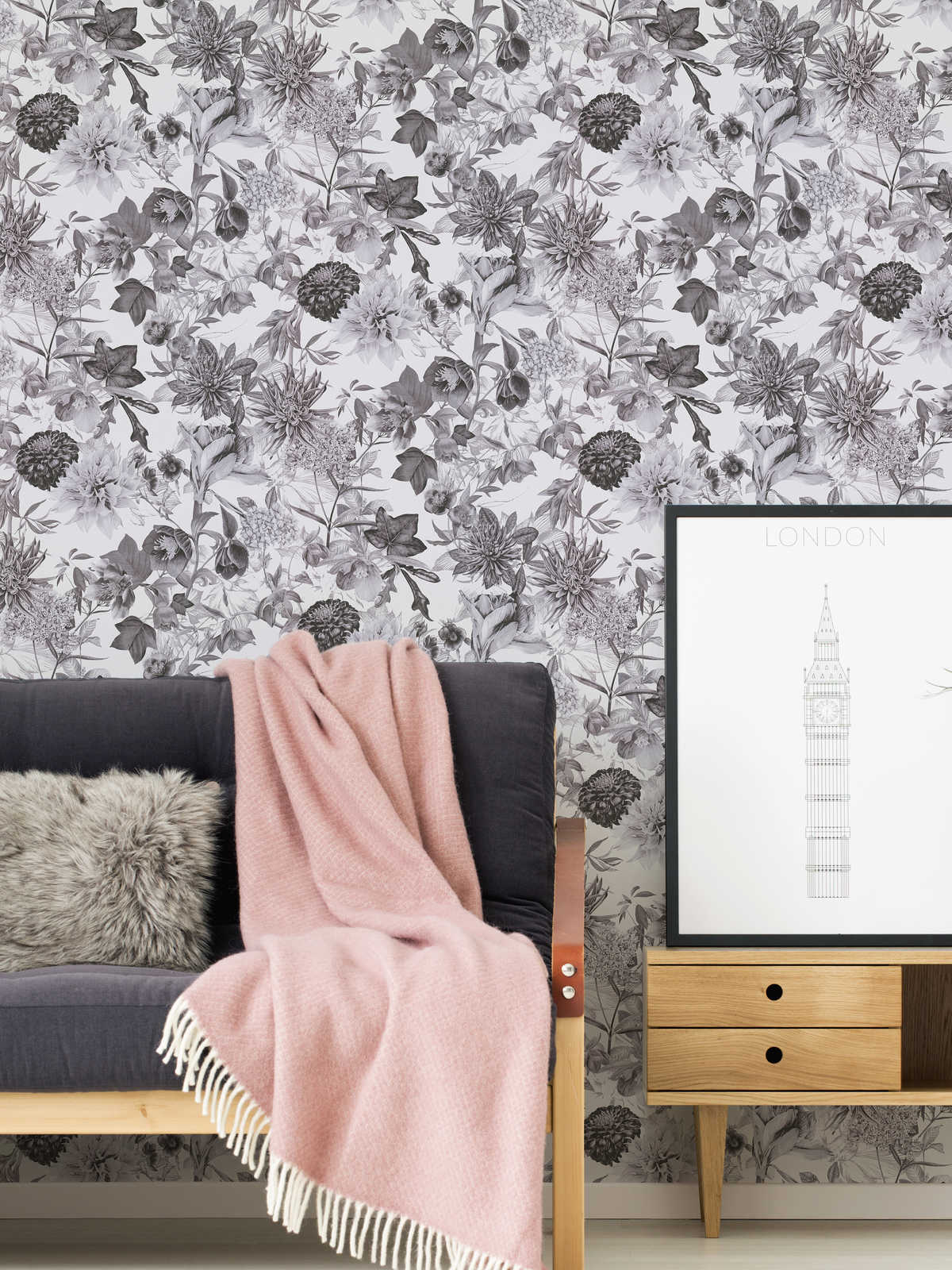AS Création Vliestapete Dream Flowery Floral 381753