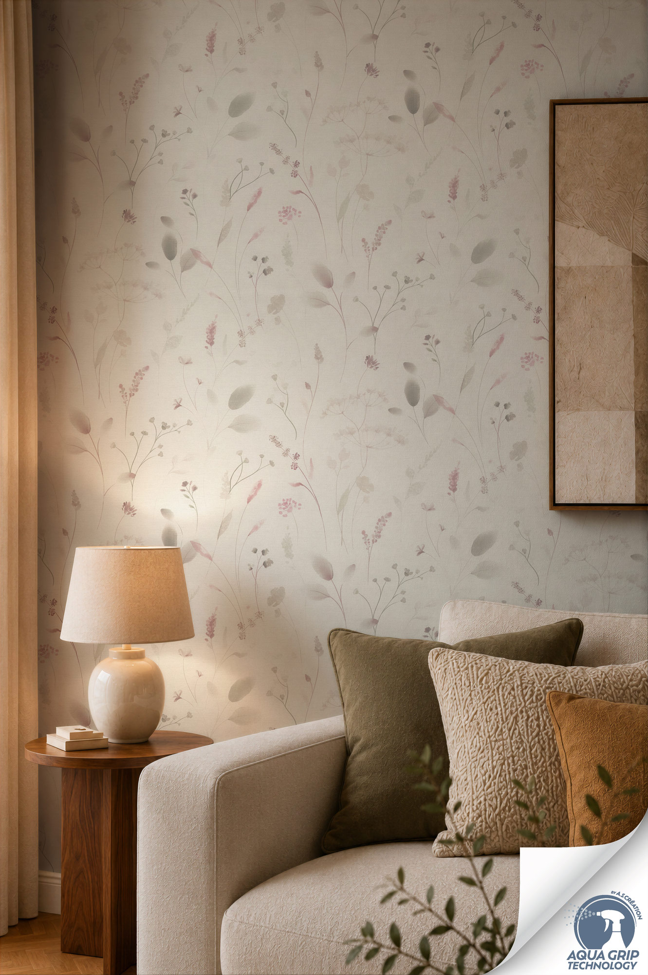 AS Vliestapete Cosiness Designdrop 2 Floral Weiß 792401