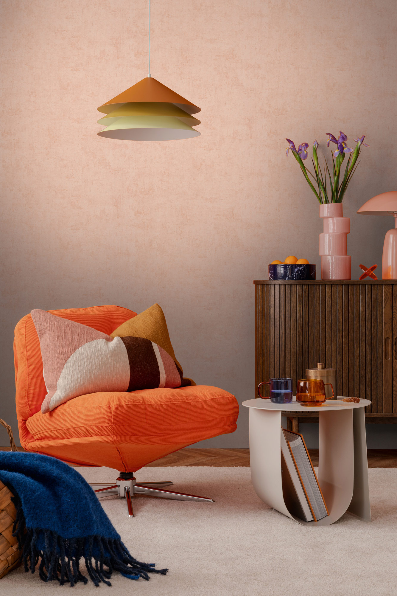 AS Vliestapete Nordic Feeling Unitapete Rosa 791537