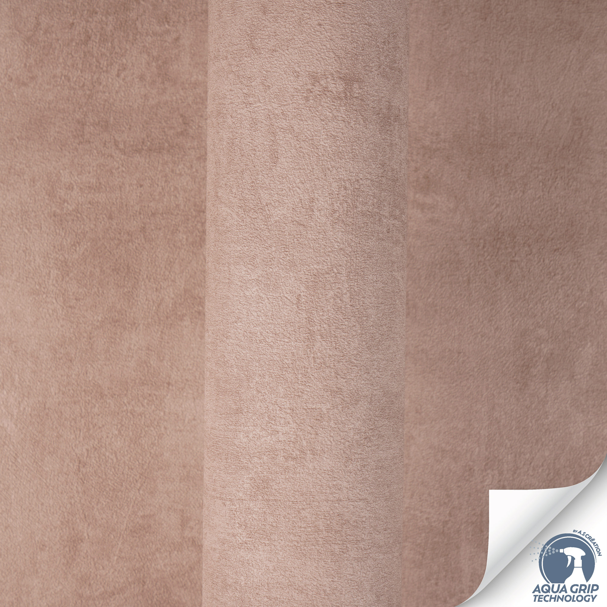 AS Vliestapete Cosiness Designdrop 2 Uni Braun 793157