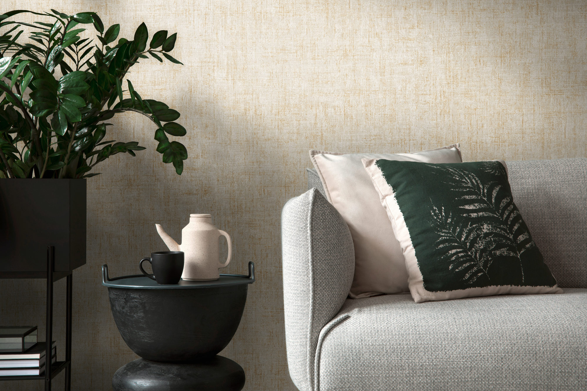 AS Vliestapete History of Art 2 Struktur Beige 322612