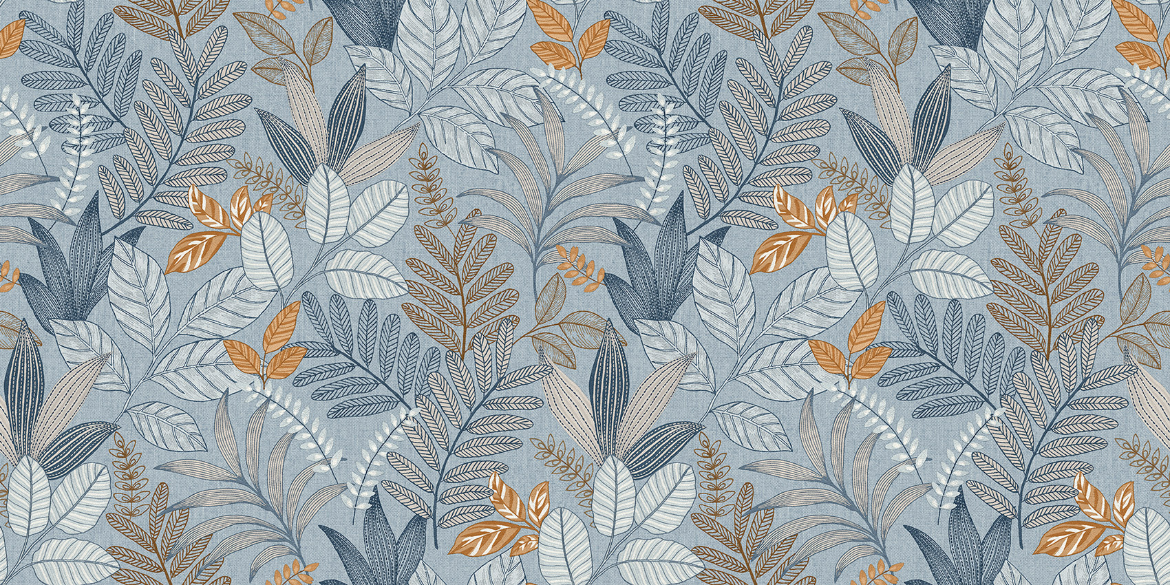 Thomas Vliestapete Attraction blau Pflanzen AL26293