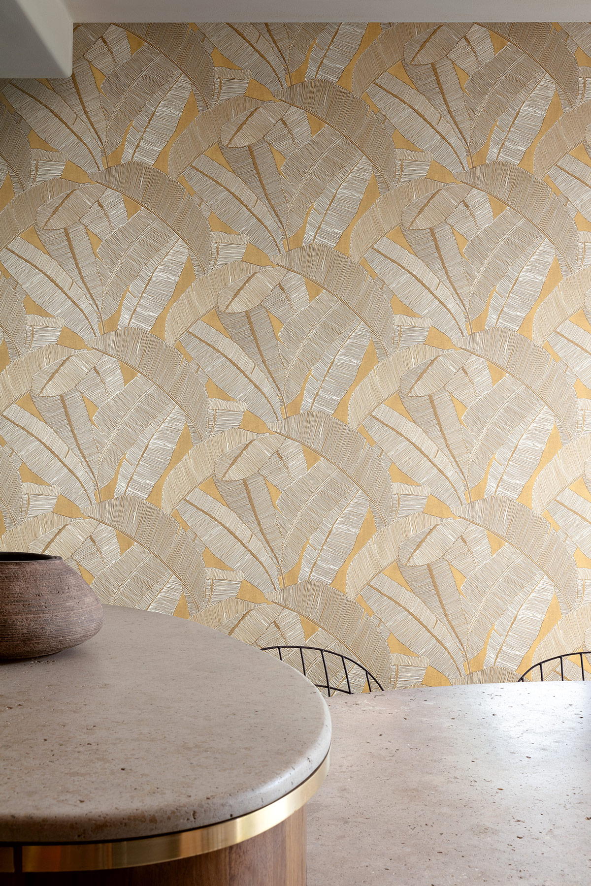 Masureel Vliestapete Serica Banyan Honey RIC204