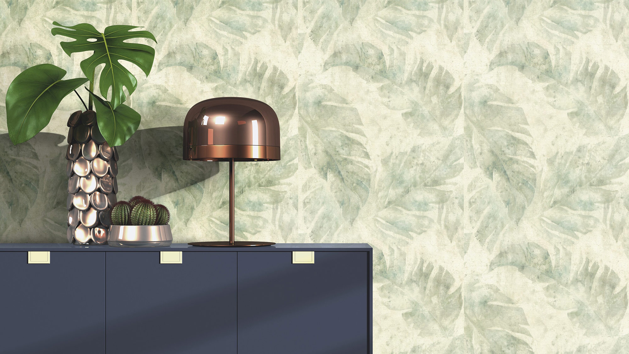 Rasch Vliestapete Beltesto Grün Botanical 416121