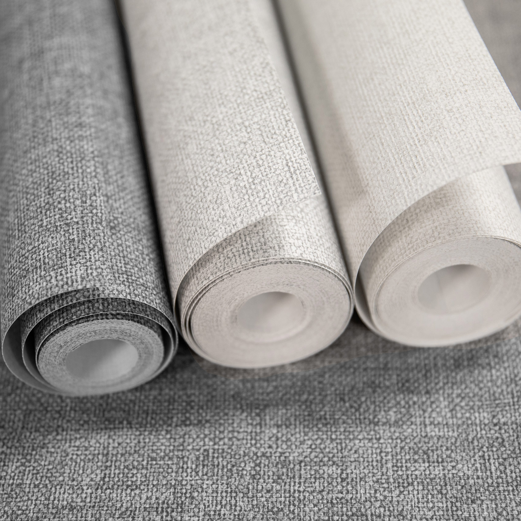 Hohenberger Vliestapete Artist Textil Plain Anthrazit 27254