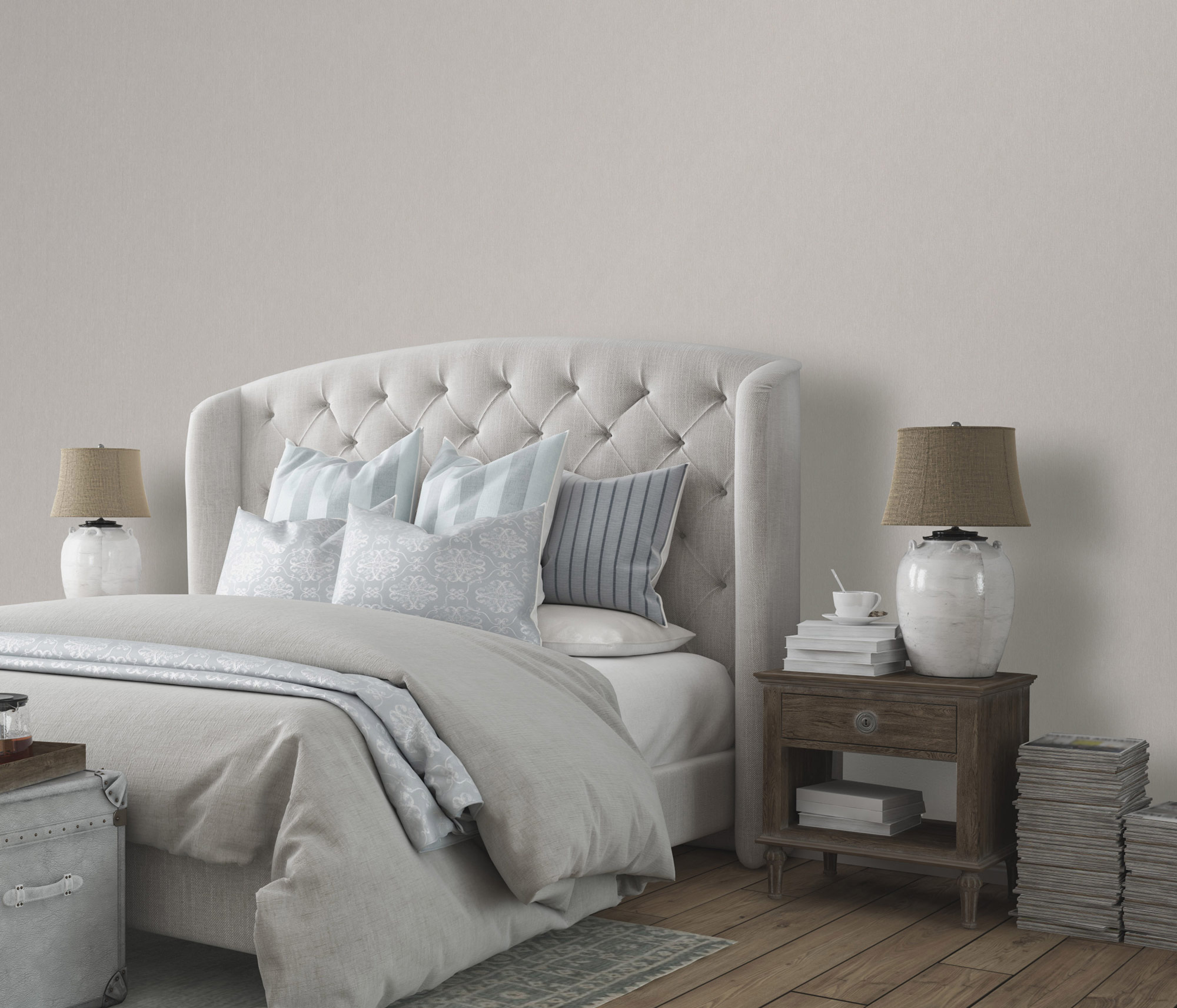 Erismann Vliestapete Versailles Unitapete taupe 1028137