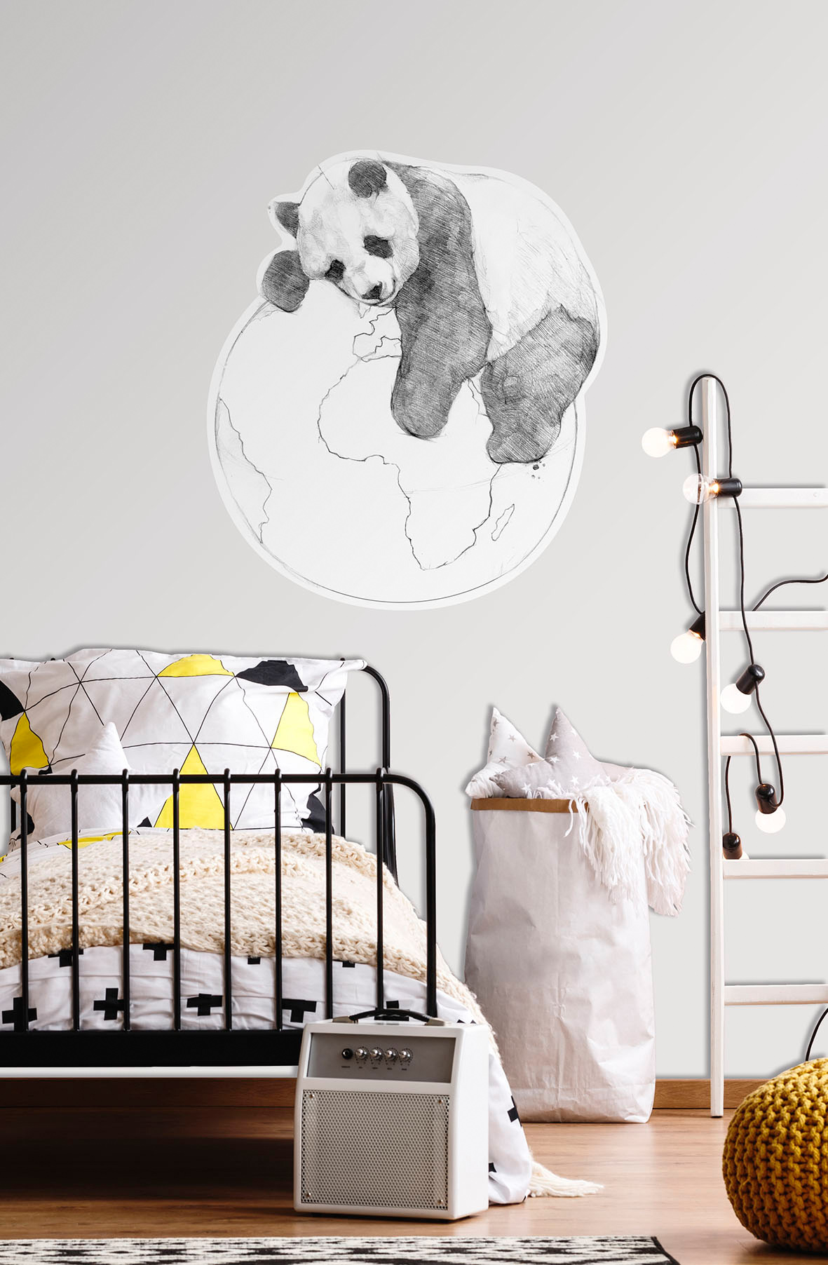 Thomas Fototapete Platin Formen  Panda schwarz weiss