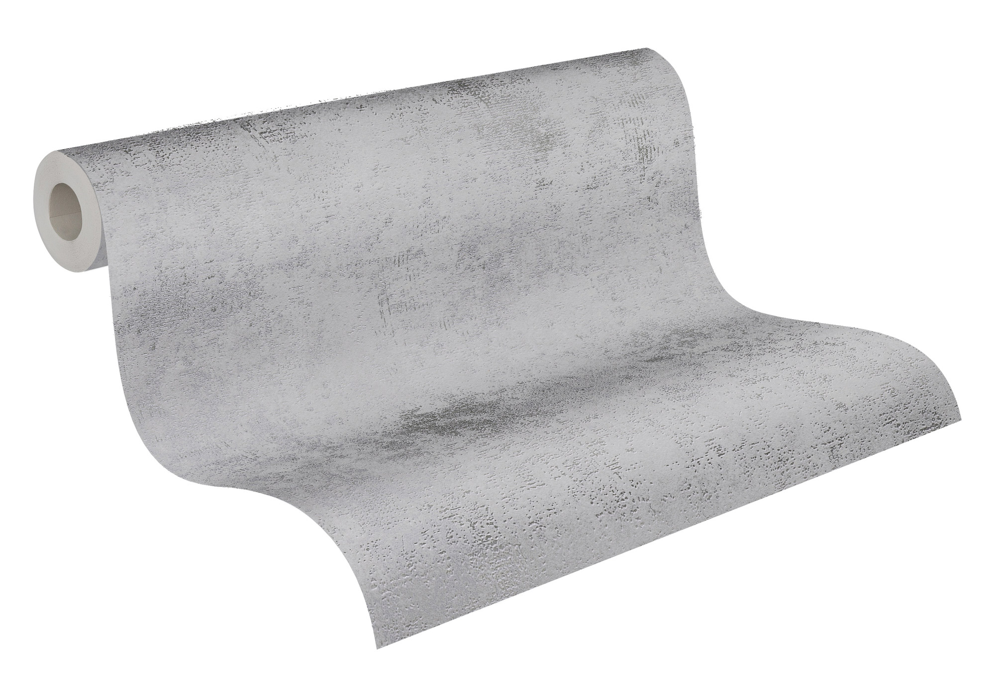 AS Vliestapete The BOS hellgrau Strukturtapete 388323