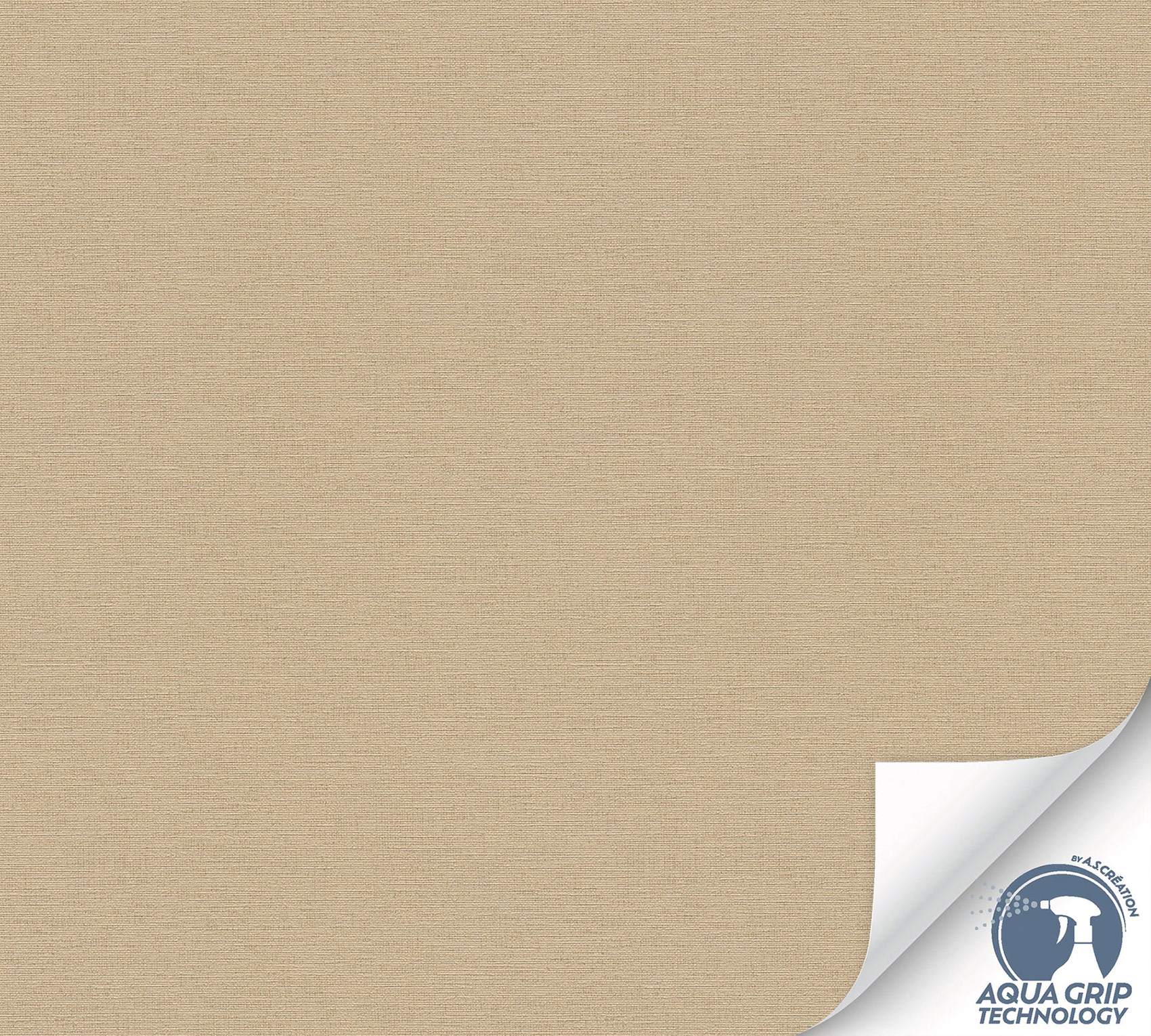AS Vliestapete Cosiness Designdrop 2 Uni Beige 785754