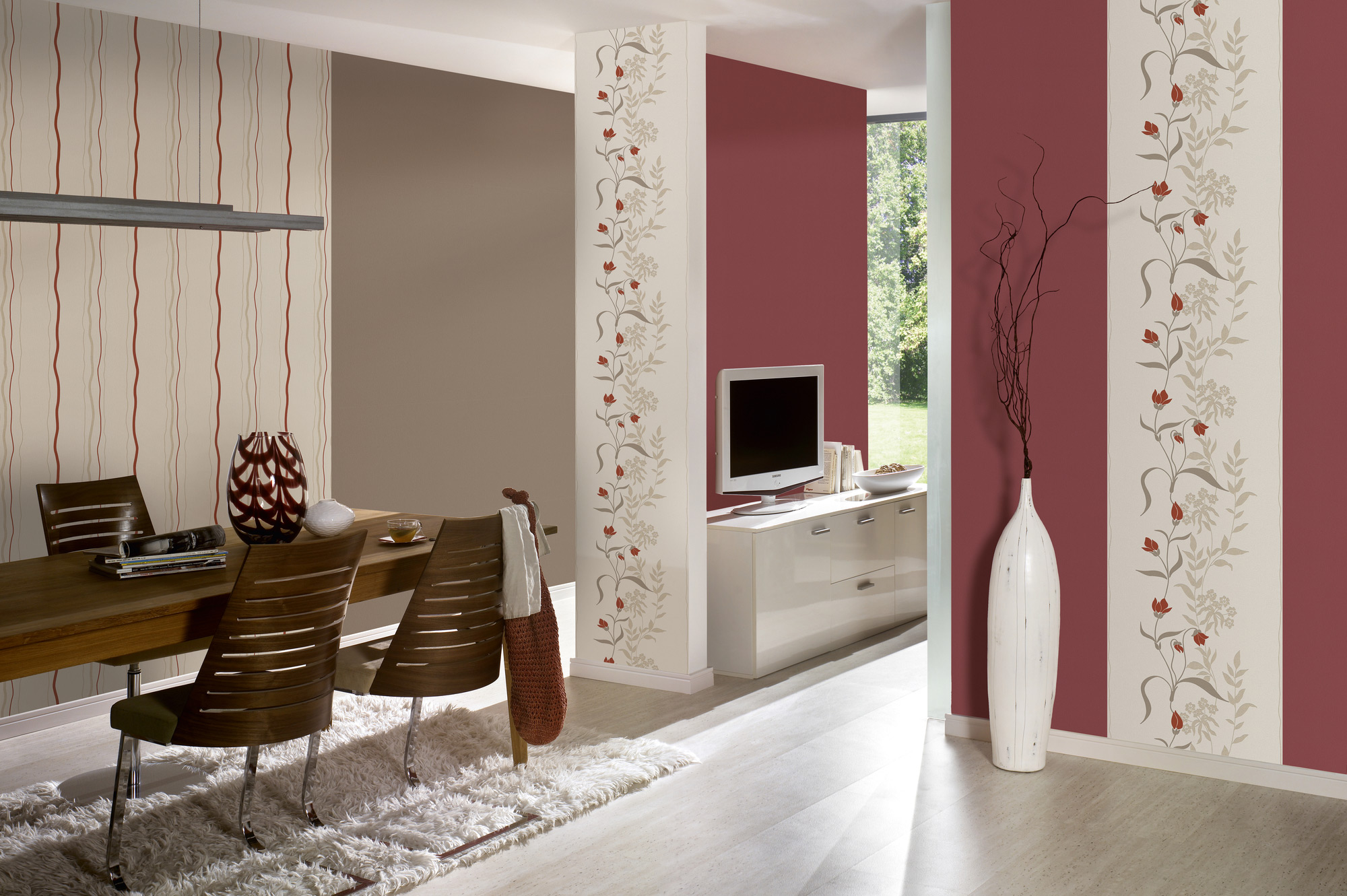 AS Vliestapete Casual Living Creme Floral 958741