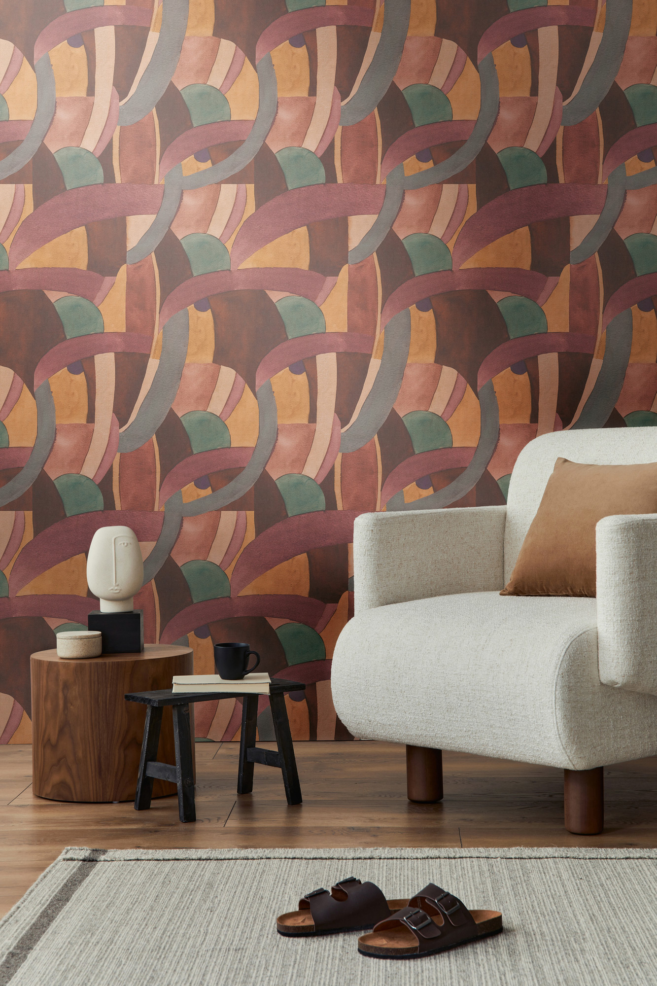 AS Vliestapete Anna d'Andrea Abstrakt Orange 782141