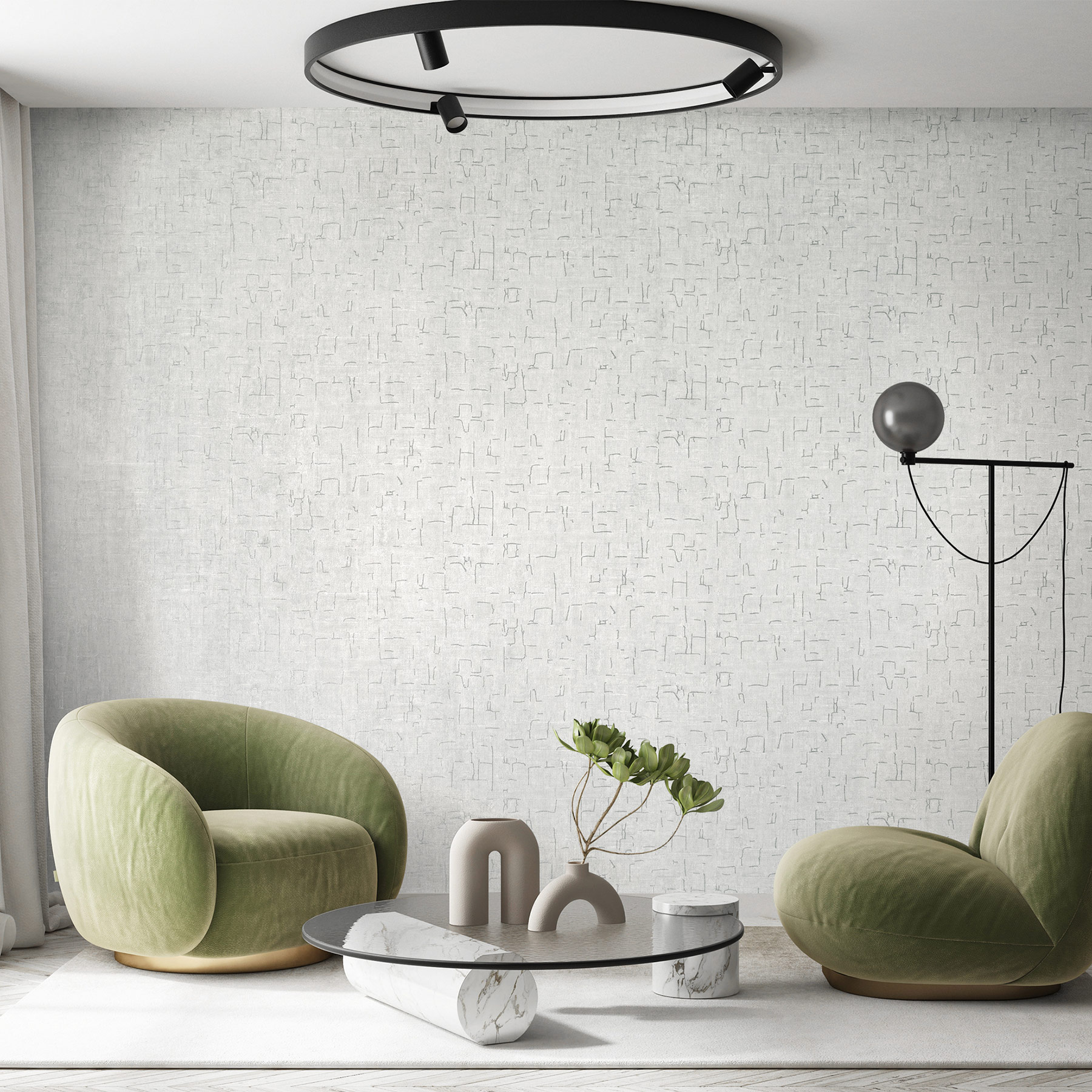 Hohenberger Vliestapete Perle Divino Vesta Fossil Grey 81318